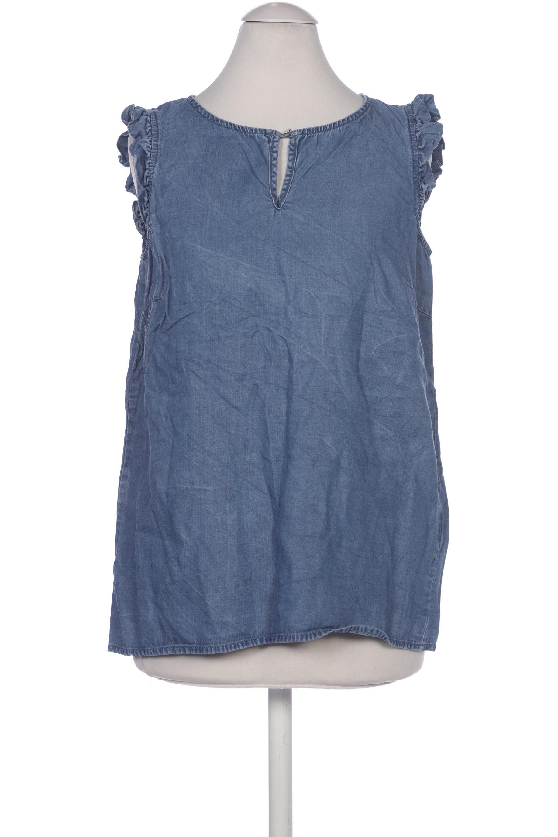 

More & More Damen Bluse, blau, Gr. 34
