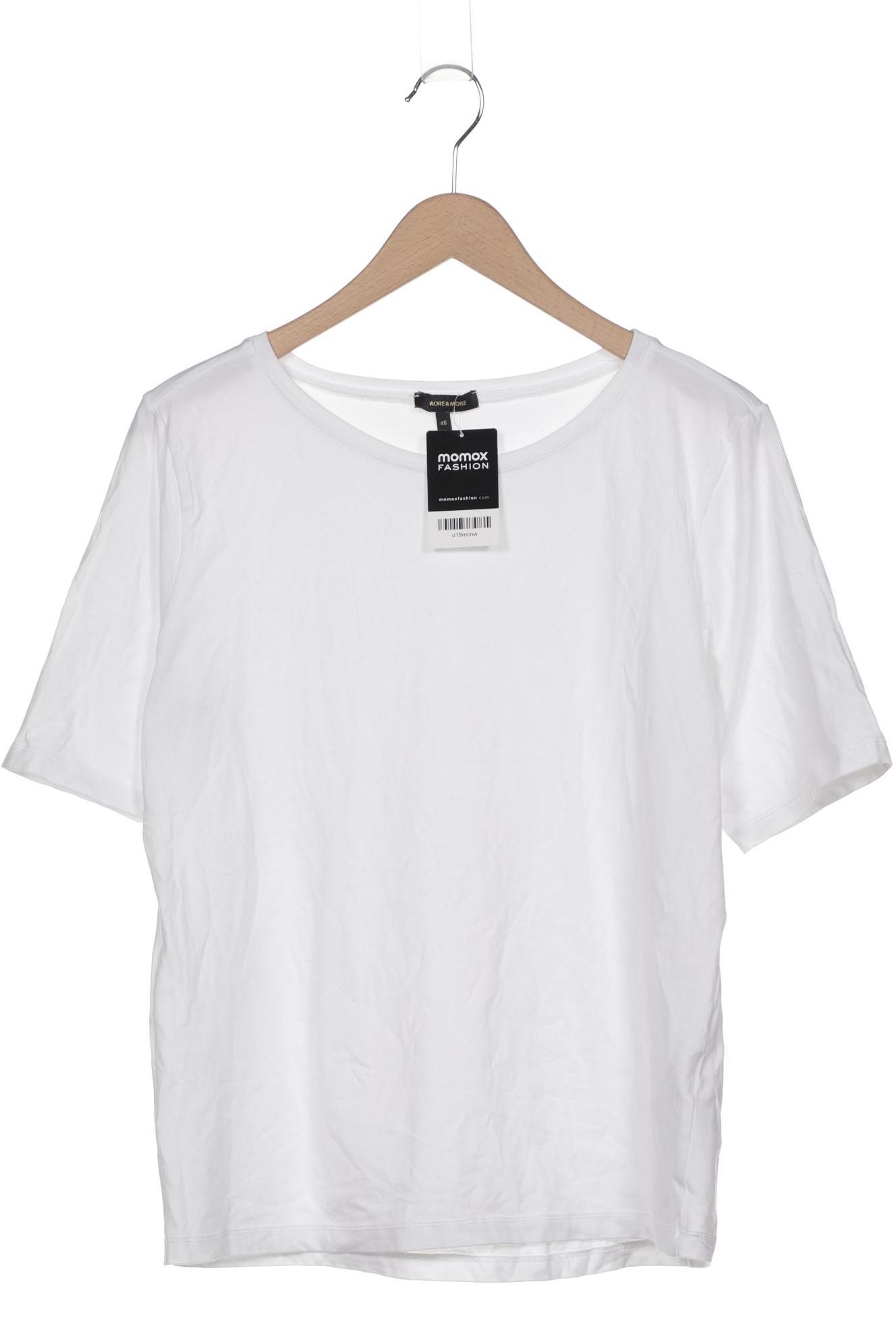 

More & More Damen T-Shirt, weiß, Gr. 46