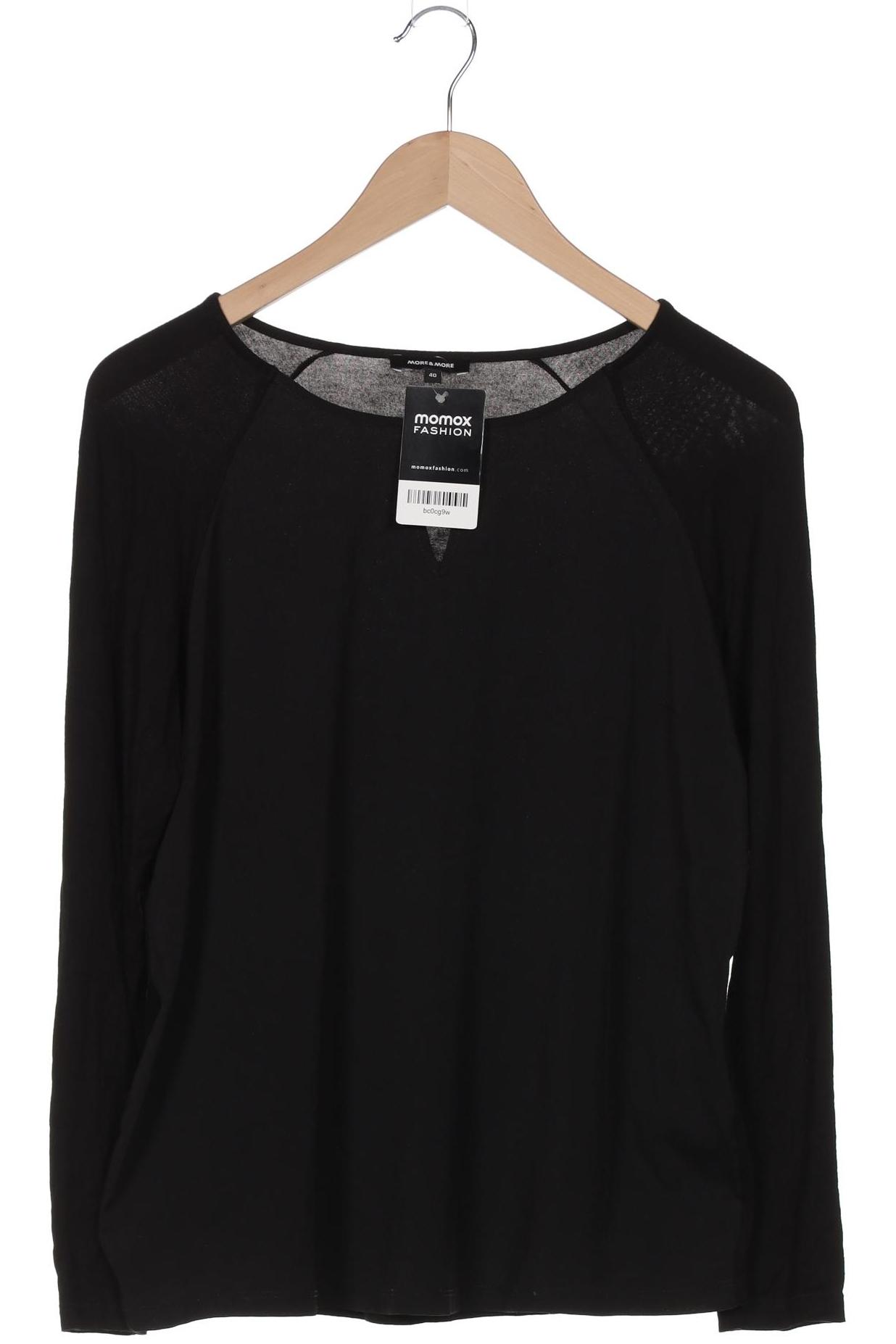 

More & More Damen Langarmshirt, schwarz, Gr. 40