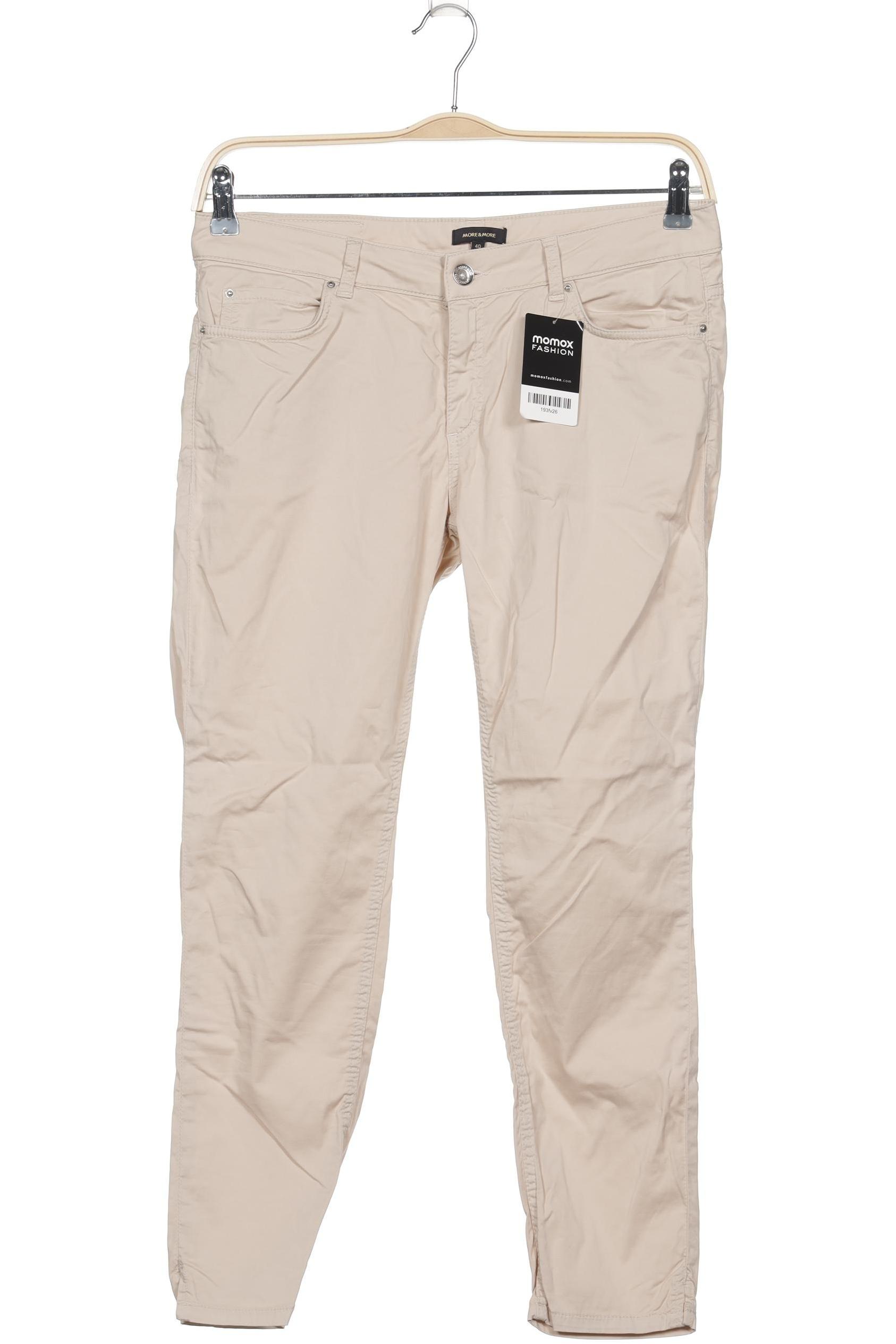 

More & More Damen Stoffhose, beige, Gr. 40
