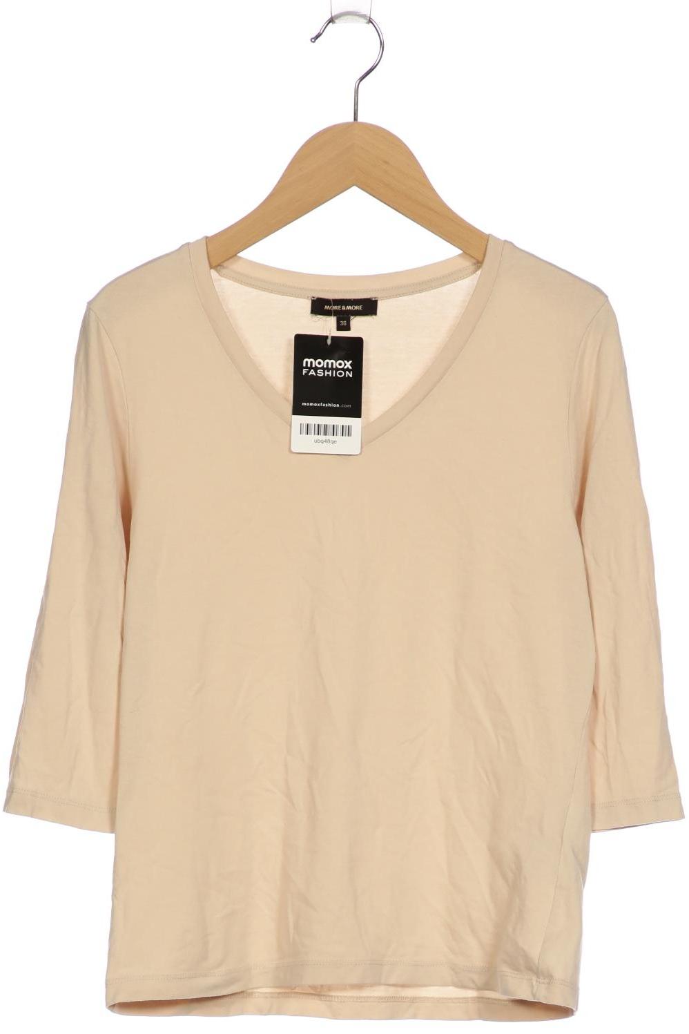 

More & More Damen Langarmshirt, beige, Gr. 36