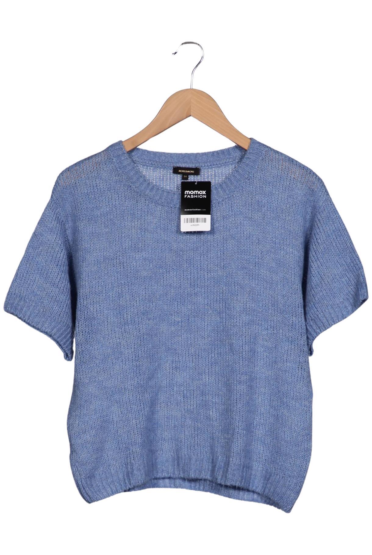 

More & More Damen Pullover, blau, Gr. 34