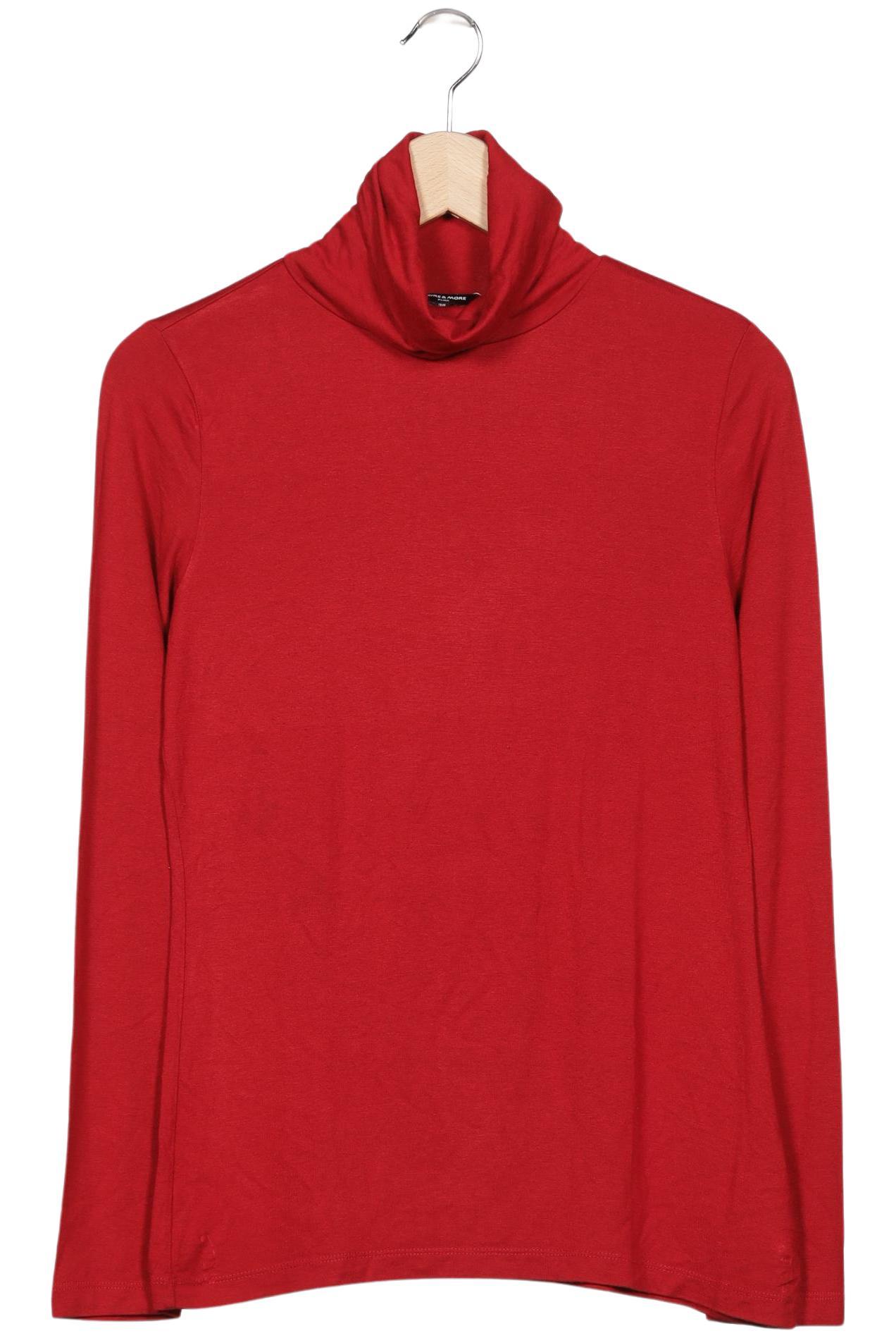 

More & More Damen Langarmshirt, rot, Gr. 38