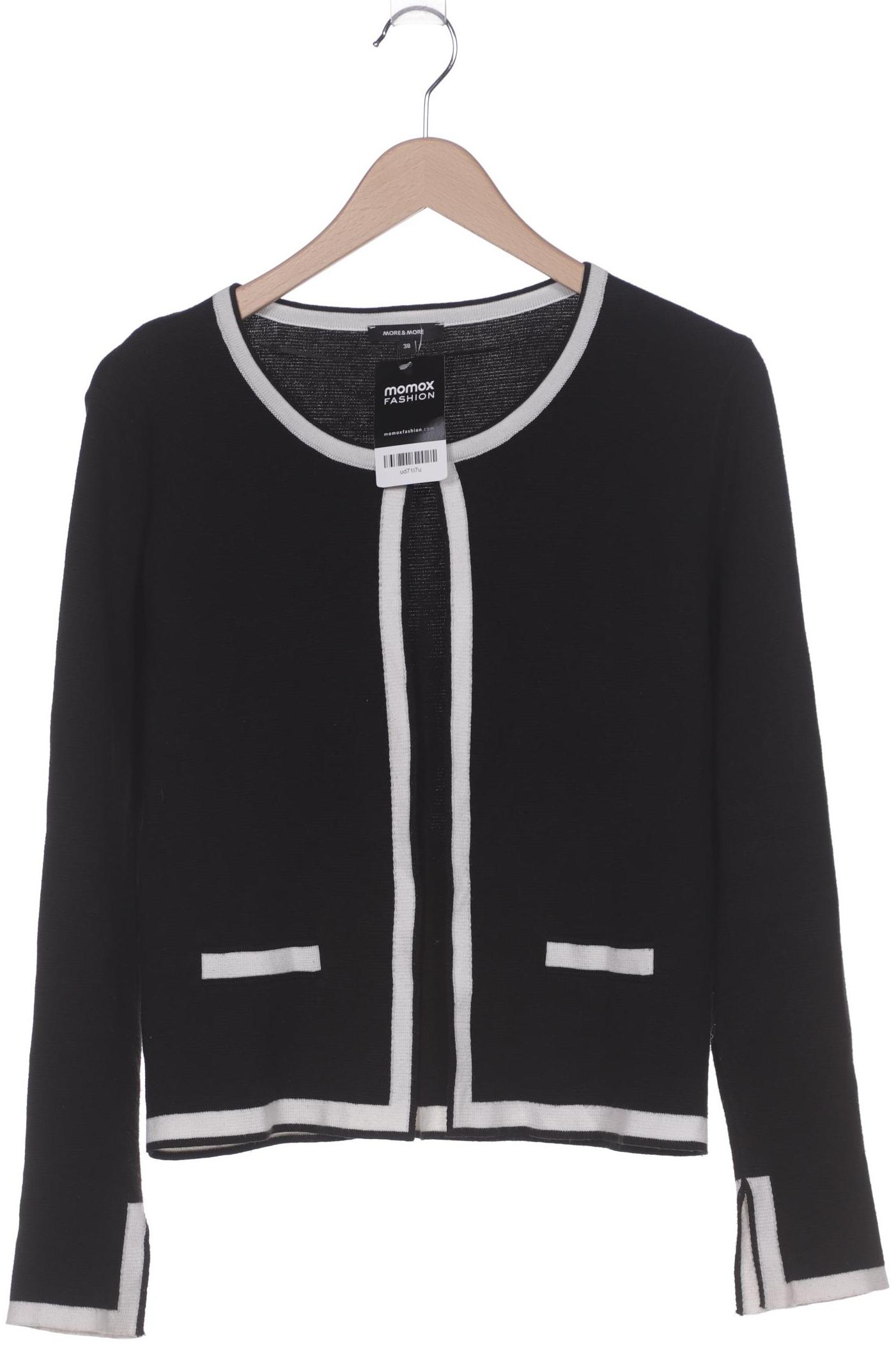 

More & More Damen Strickjacke, schwarz, Gr. 38