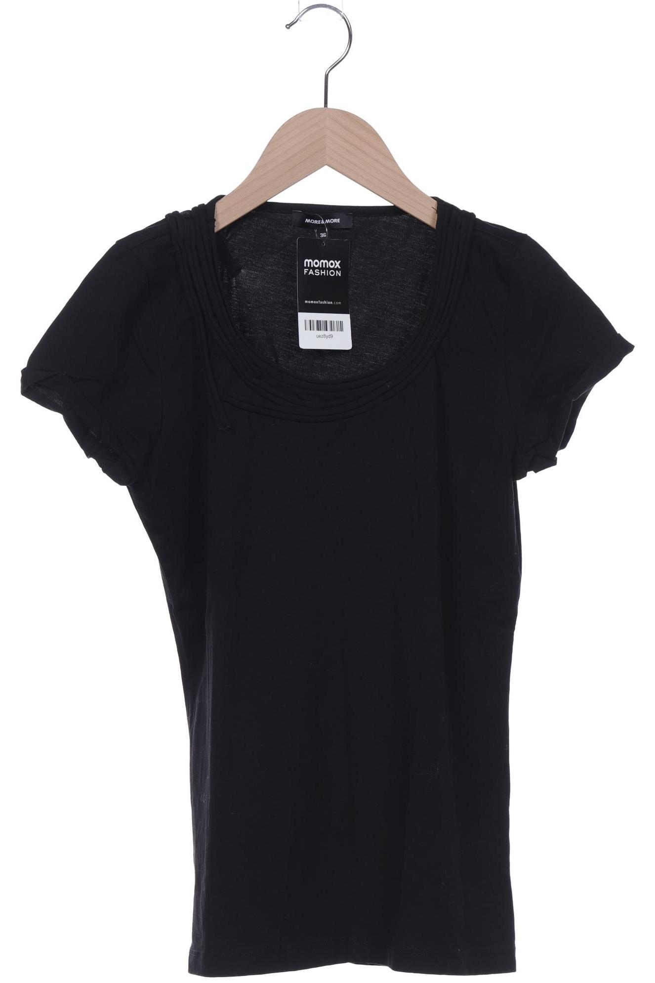 

More & More Damen T-Shirt, schwarz, Gr. 36