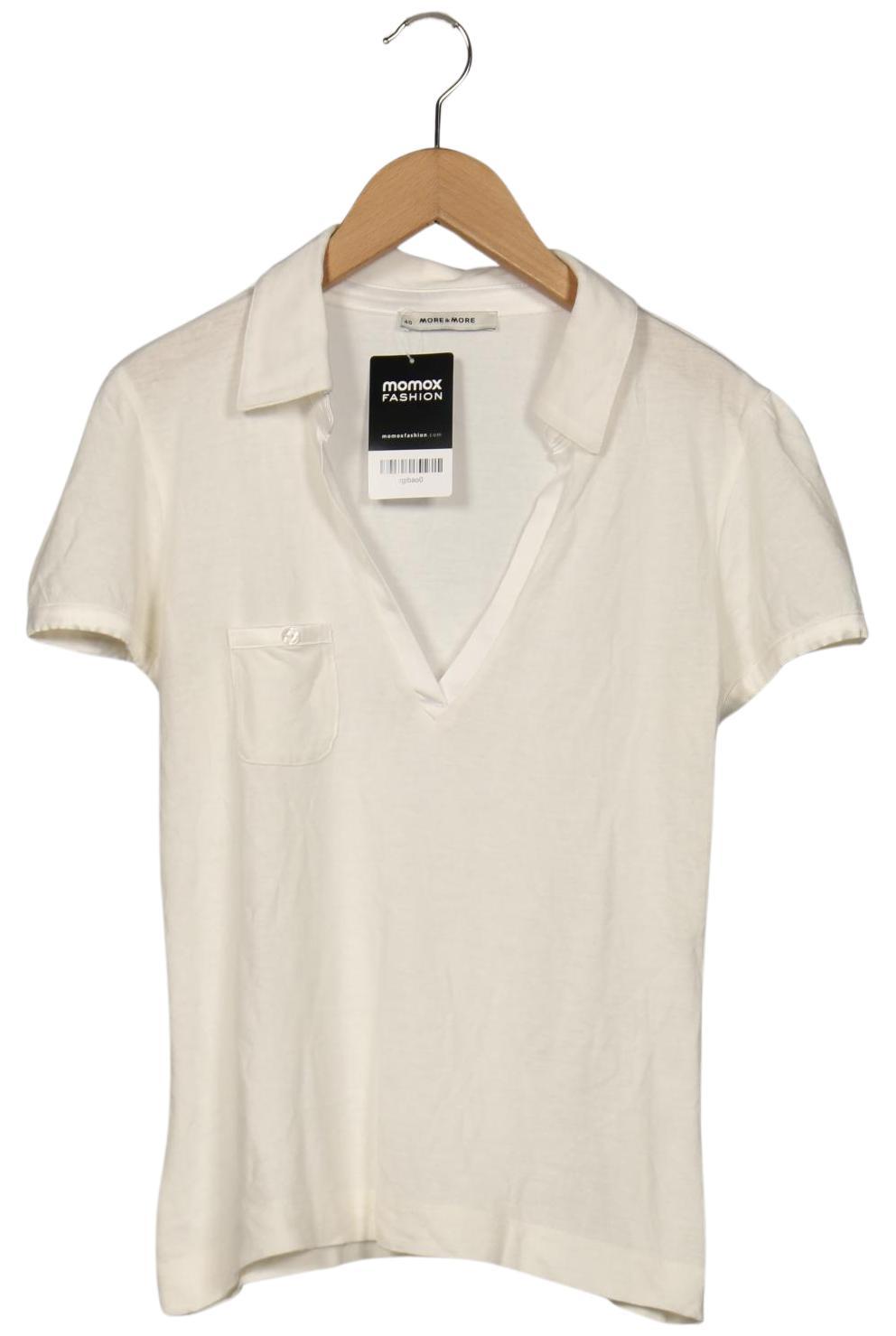 

More & More Damen Poloshirt, cremeweiß, Gr. 40