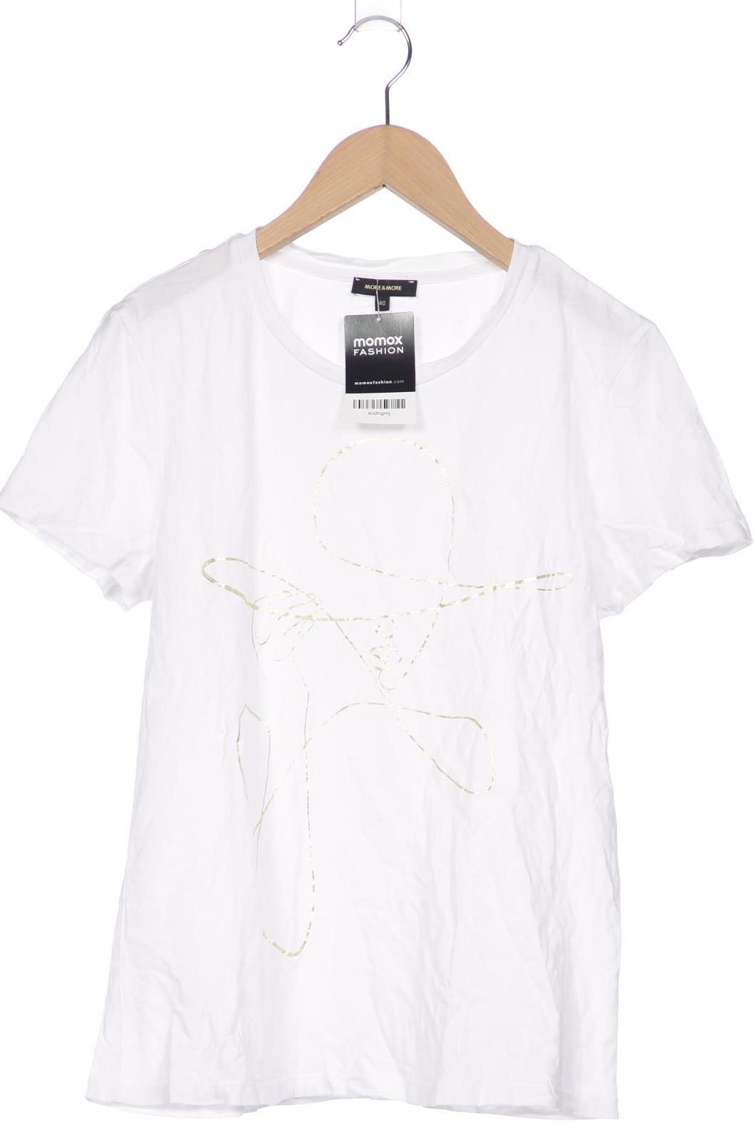 

More & More Damen T-Shirt, weiß, Gr. 40