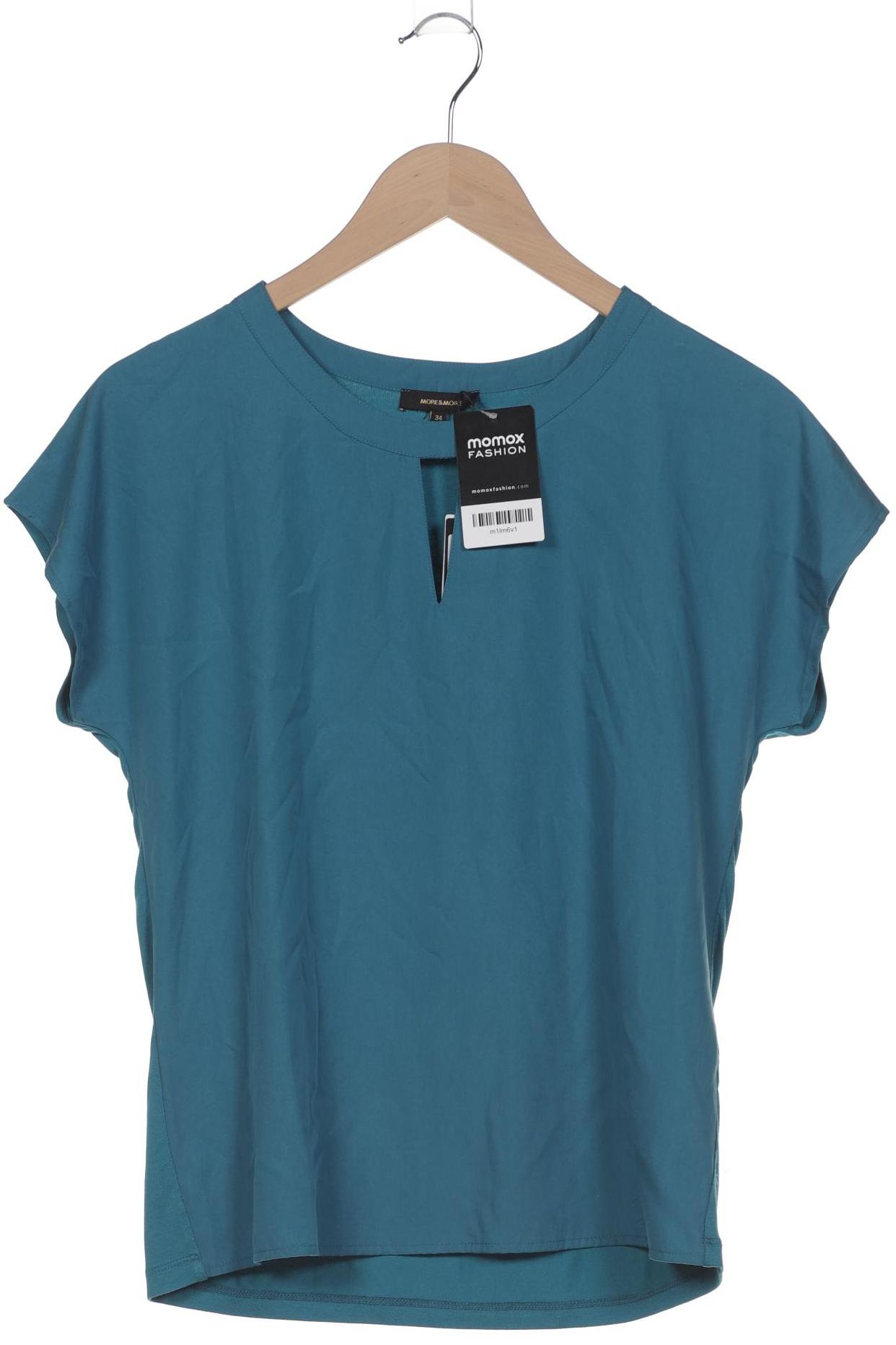 

More & More Damen T-Shirt, blau, Gr. 34
