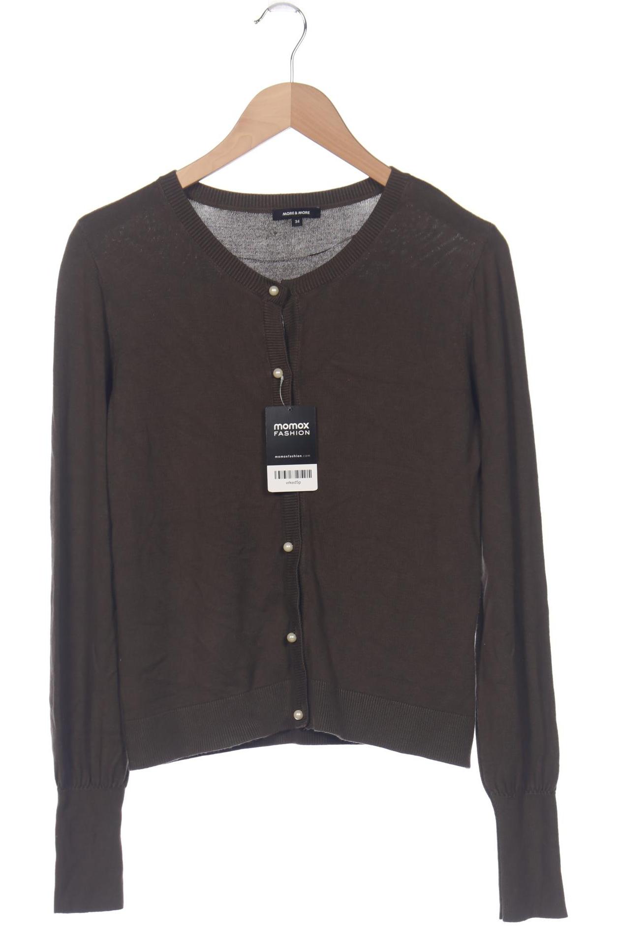 

More & More Damen Strickjacke, grün, Gr. 34