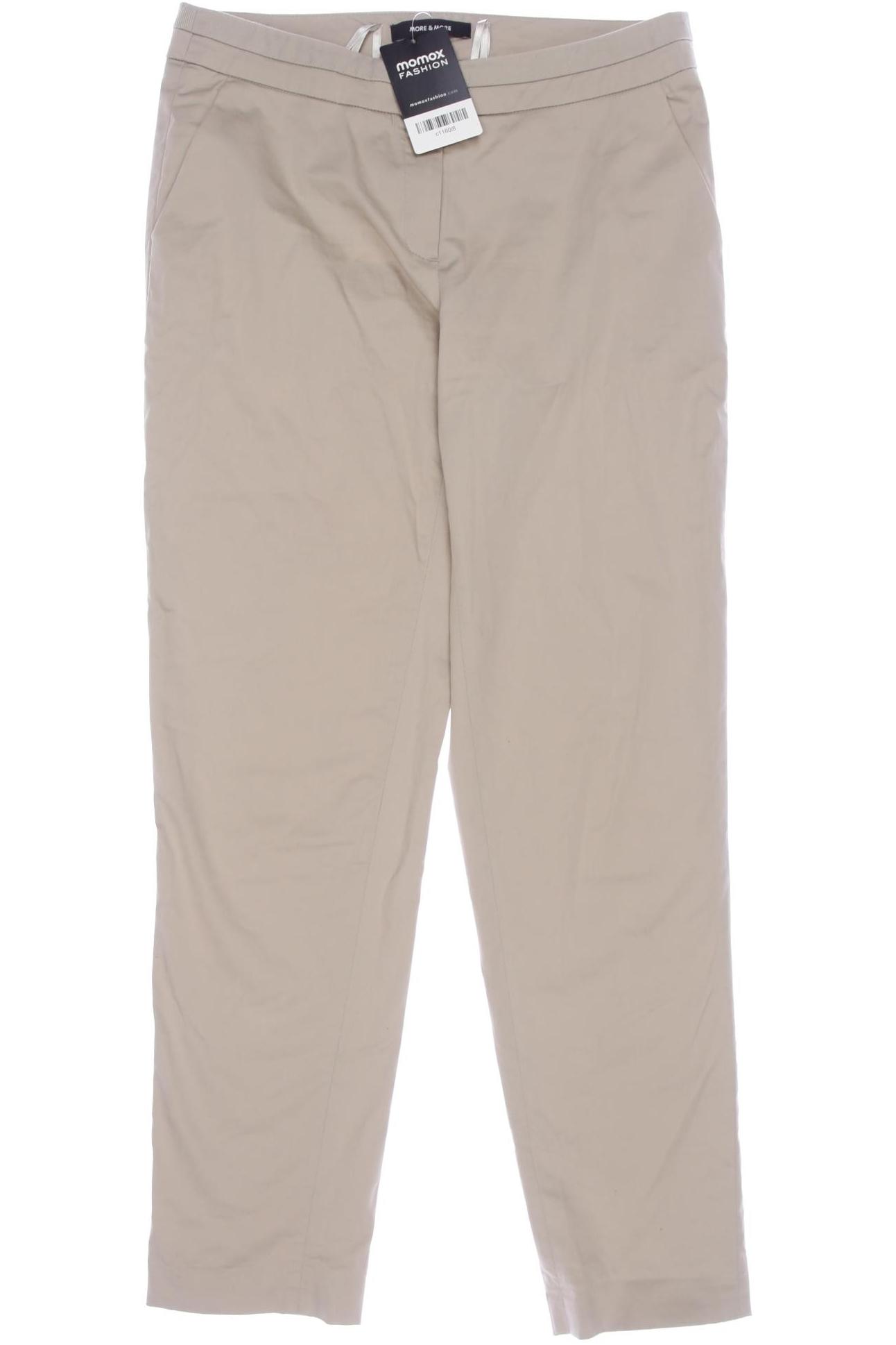 

More & More Damen Stoffhose, beige, Gr. 34