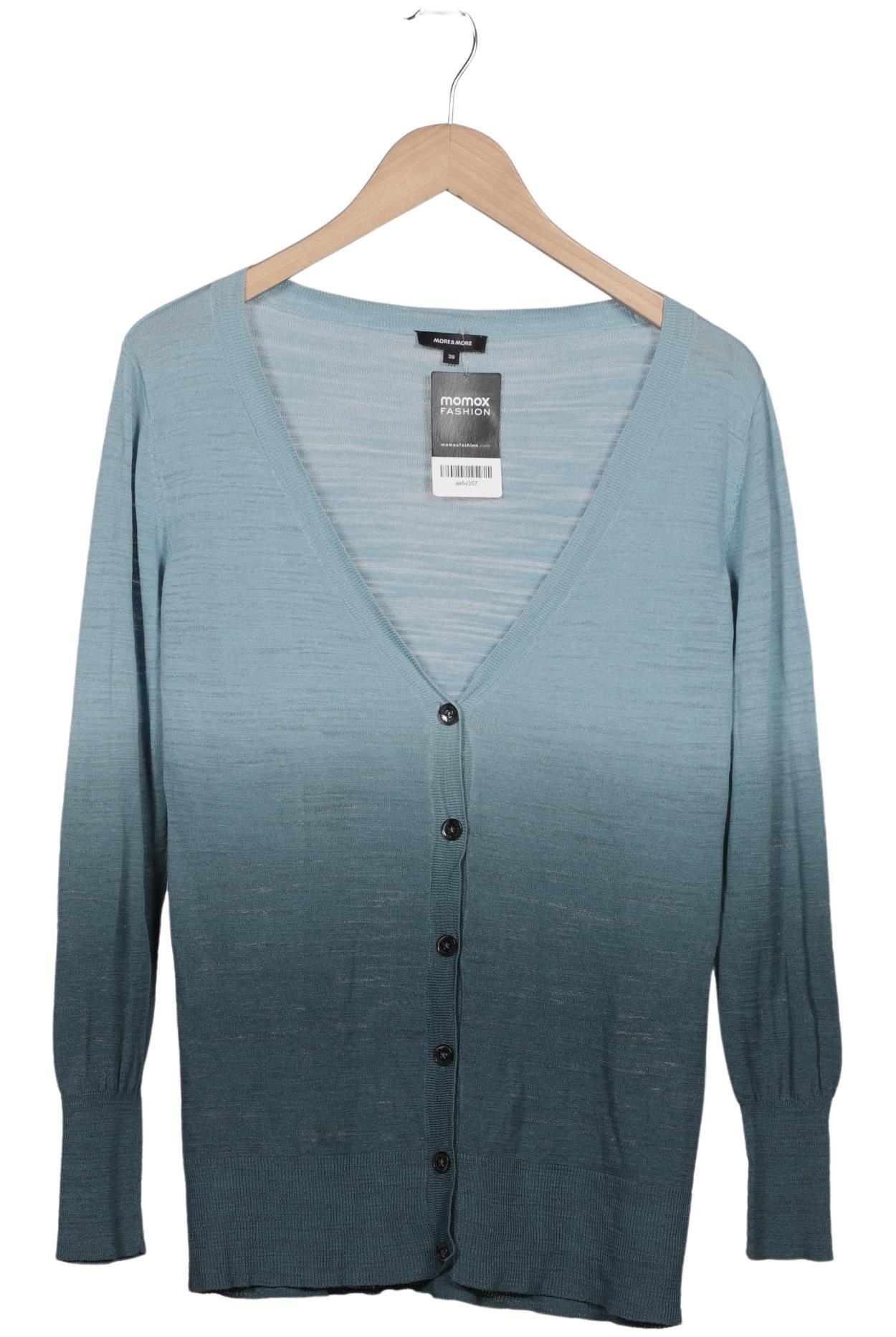 

More & More Damen Strickjacke, blau, Gr. 38