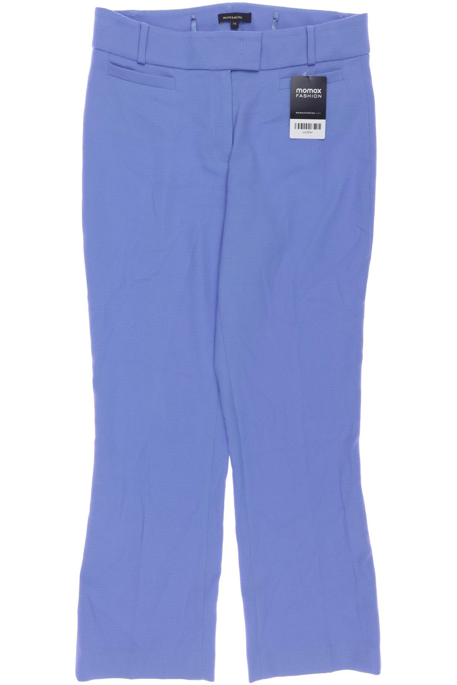 

More & More Damen Stoffhose, blau, Gr. 36