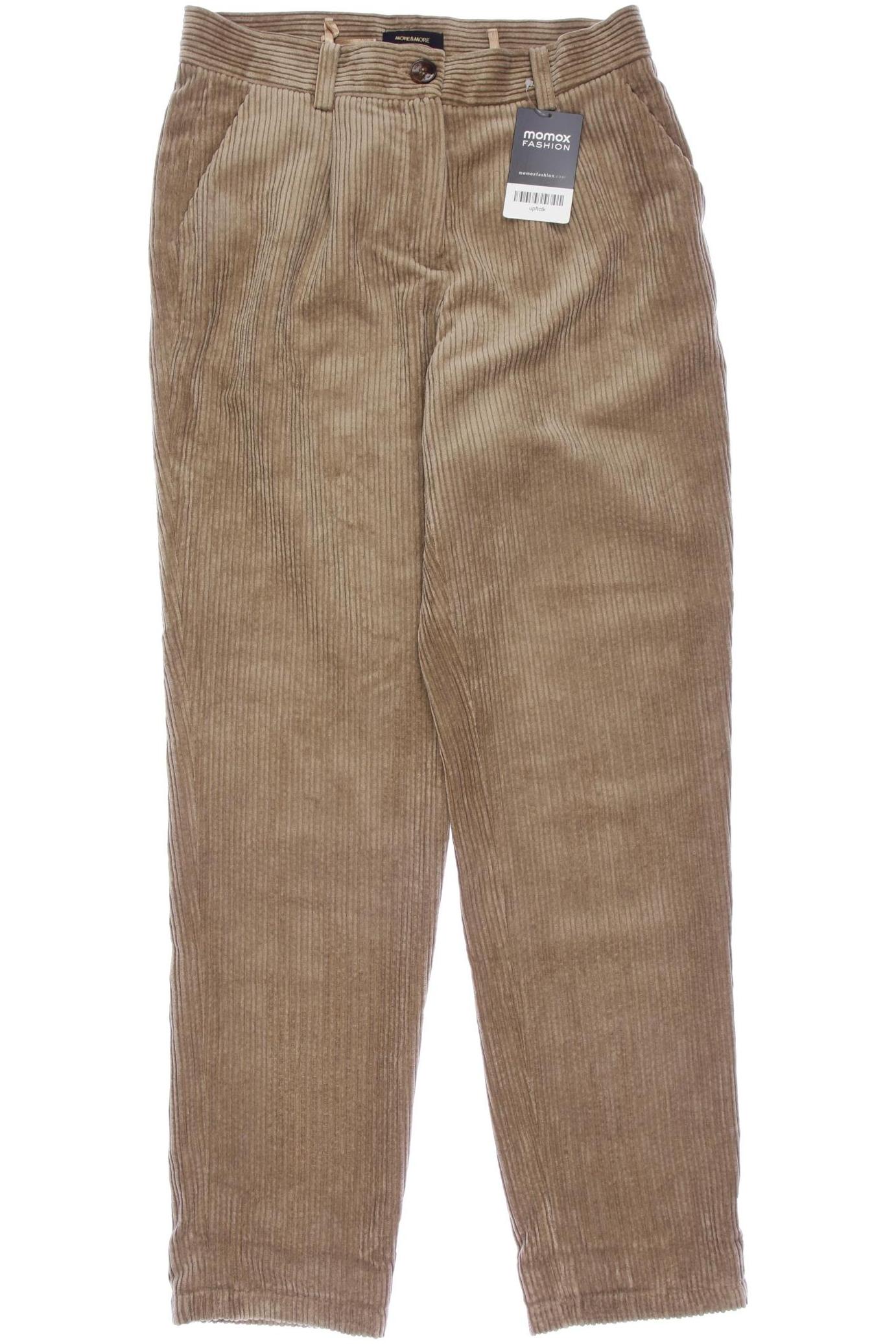 

More & More Damen Stoffhose, braun, Gr. 34