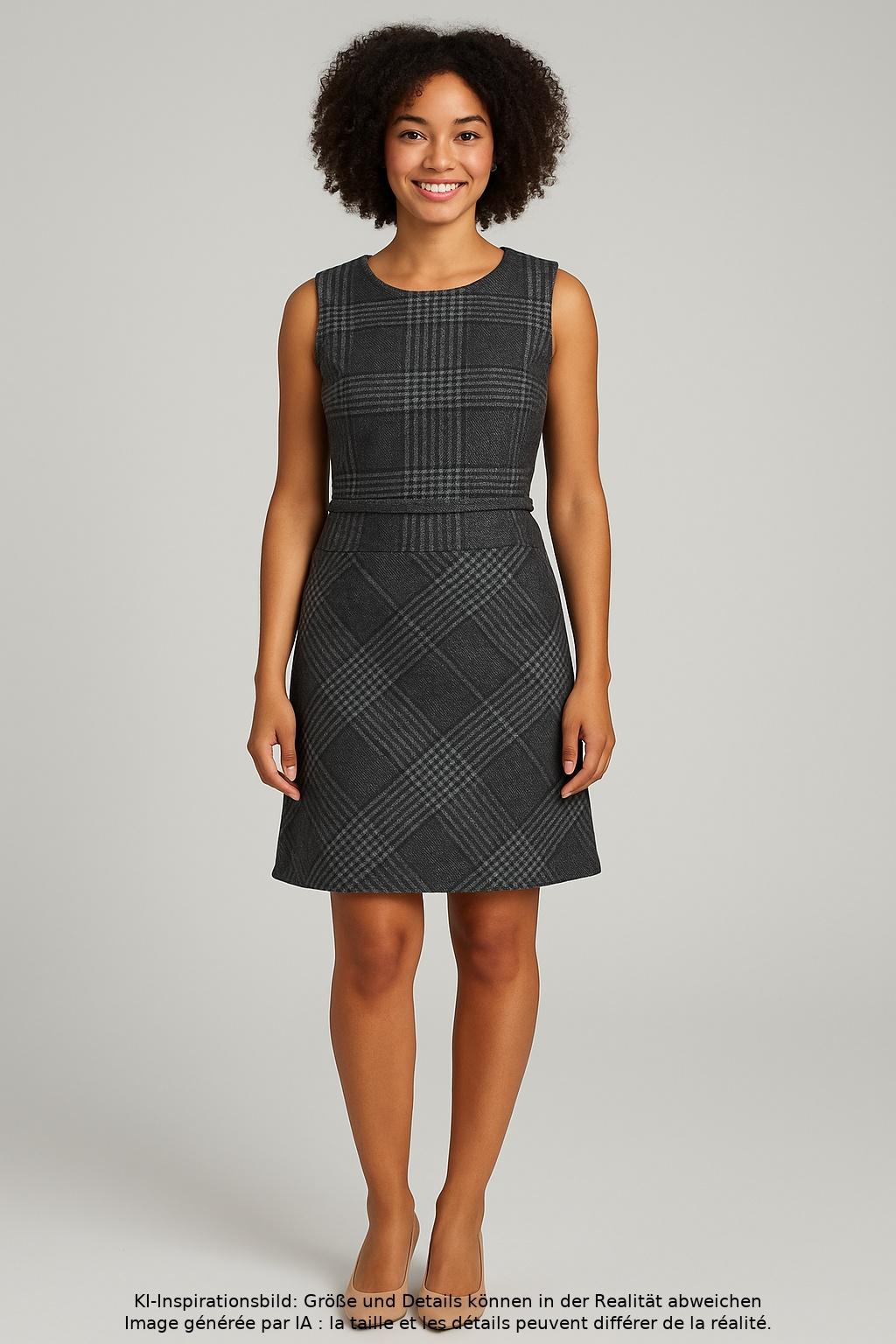 

More & More Damen Kleid, grau, Gr. 40