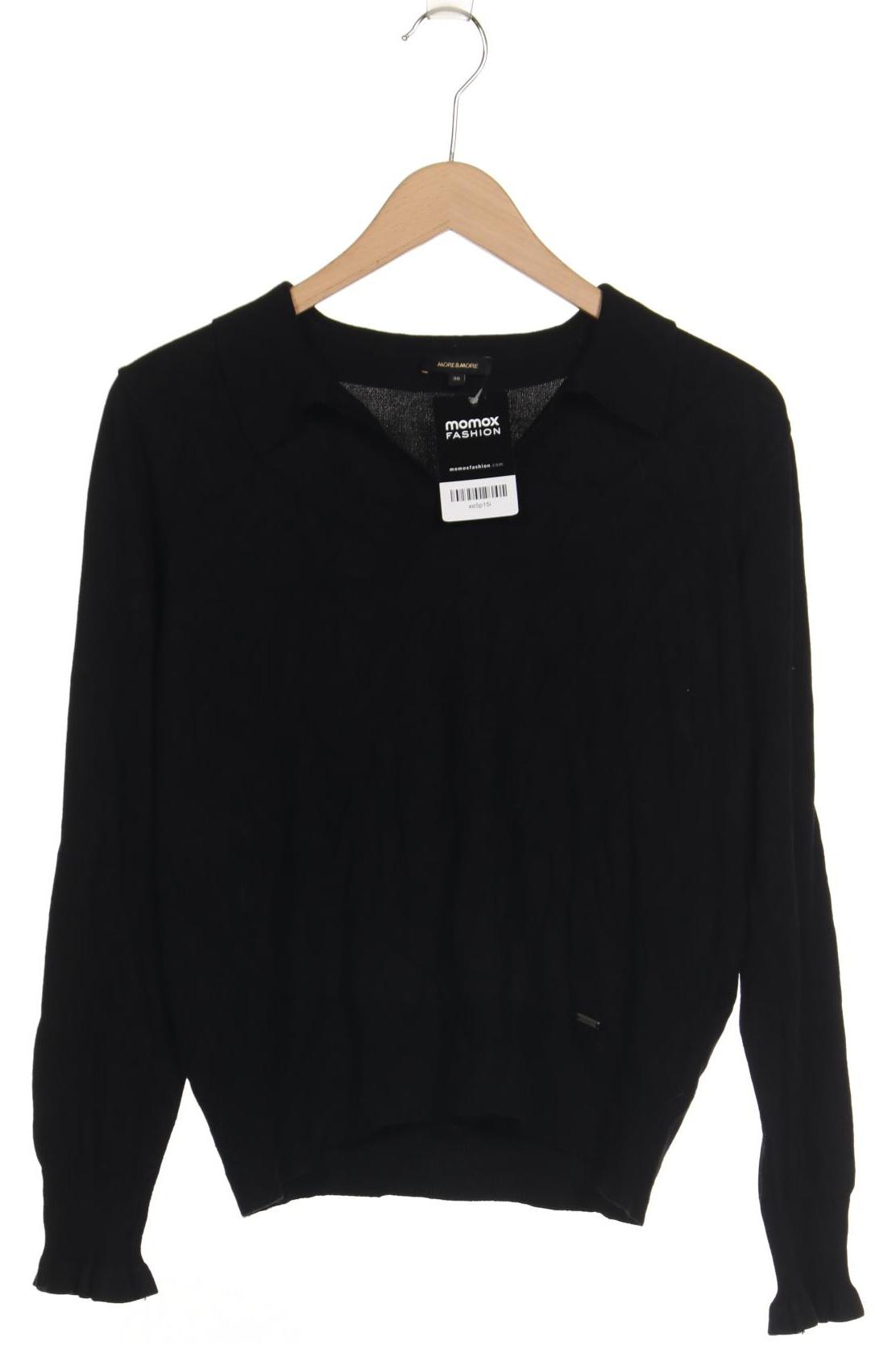 

More & More Damen Pullover, schwarz, Gr. 38