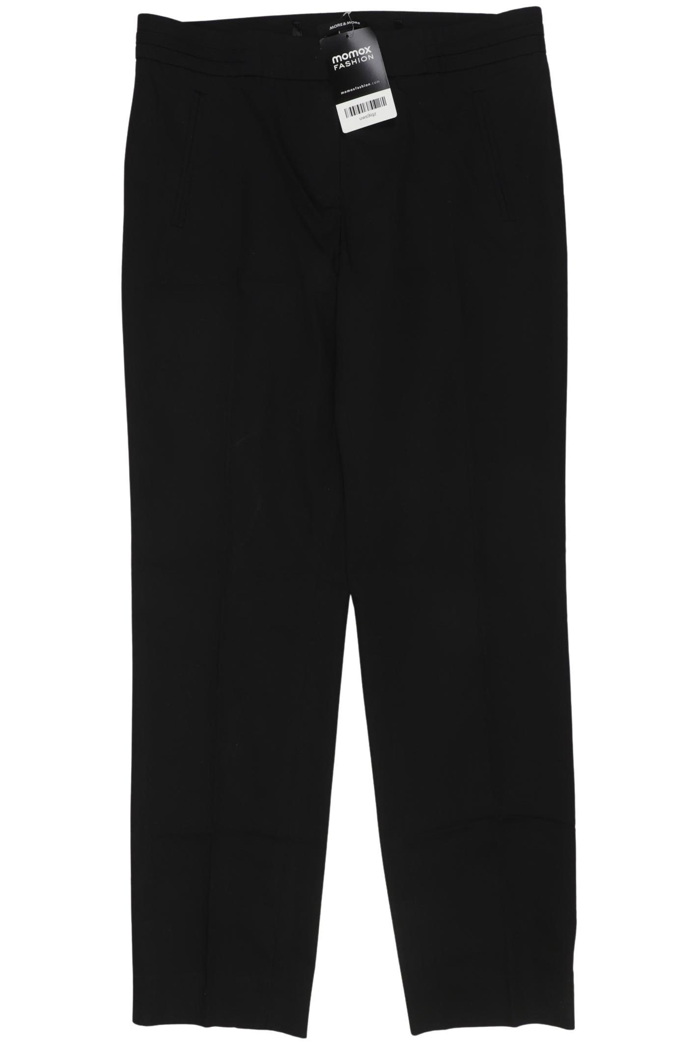 

More & More Damen Stoffhose, schwarz, Gr. 34