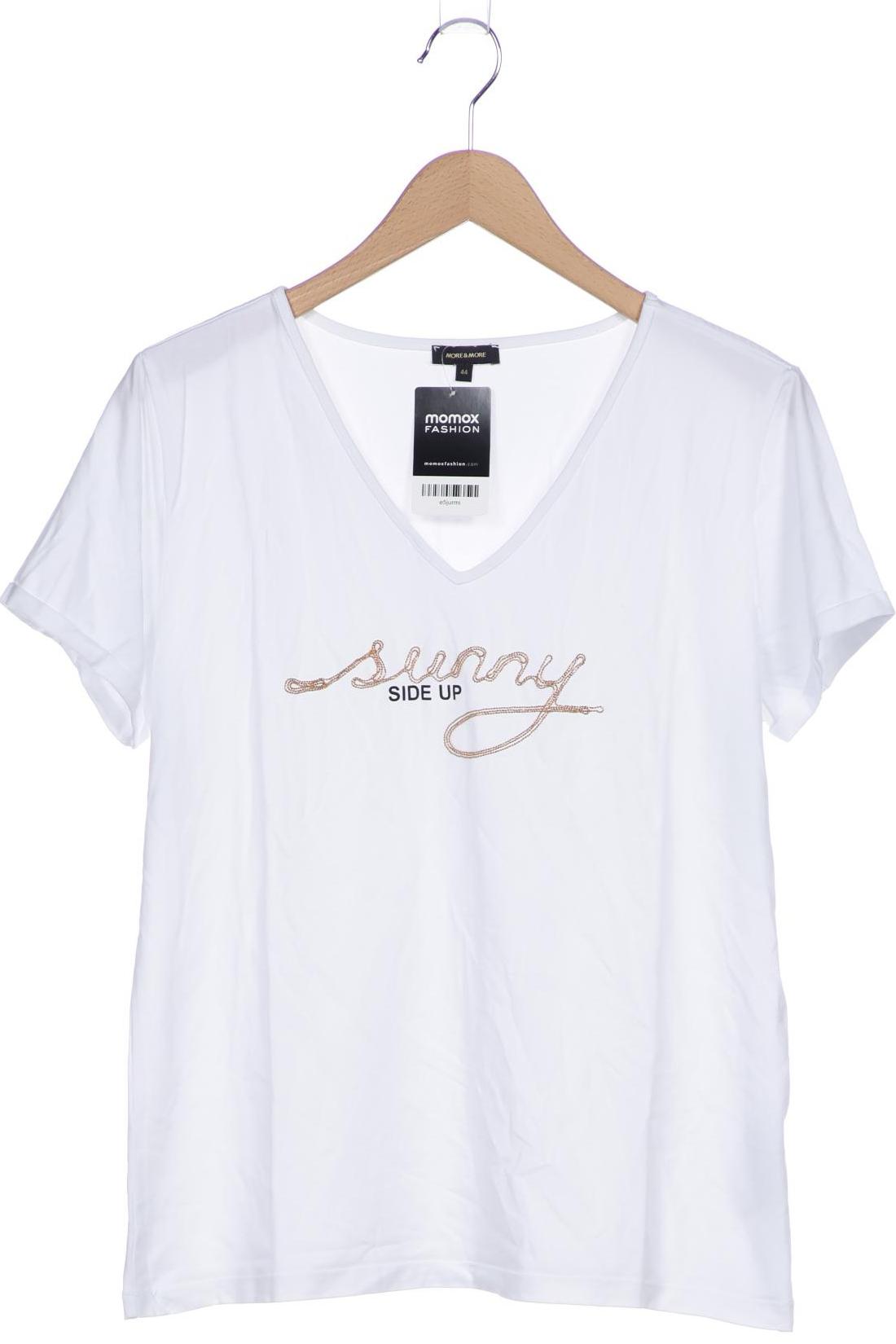 

More & More Damen T-Shirt, weiß, Gr. 44