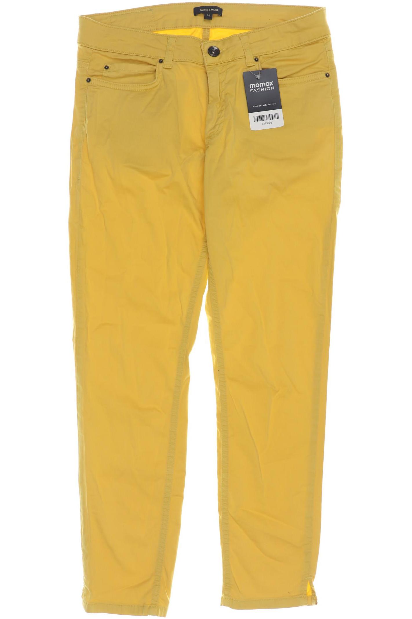

More & More Damen Jeans, gelb