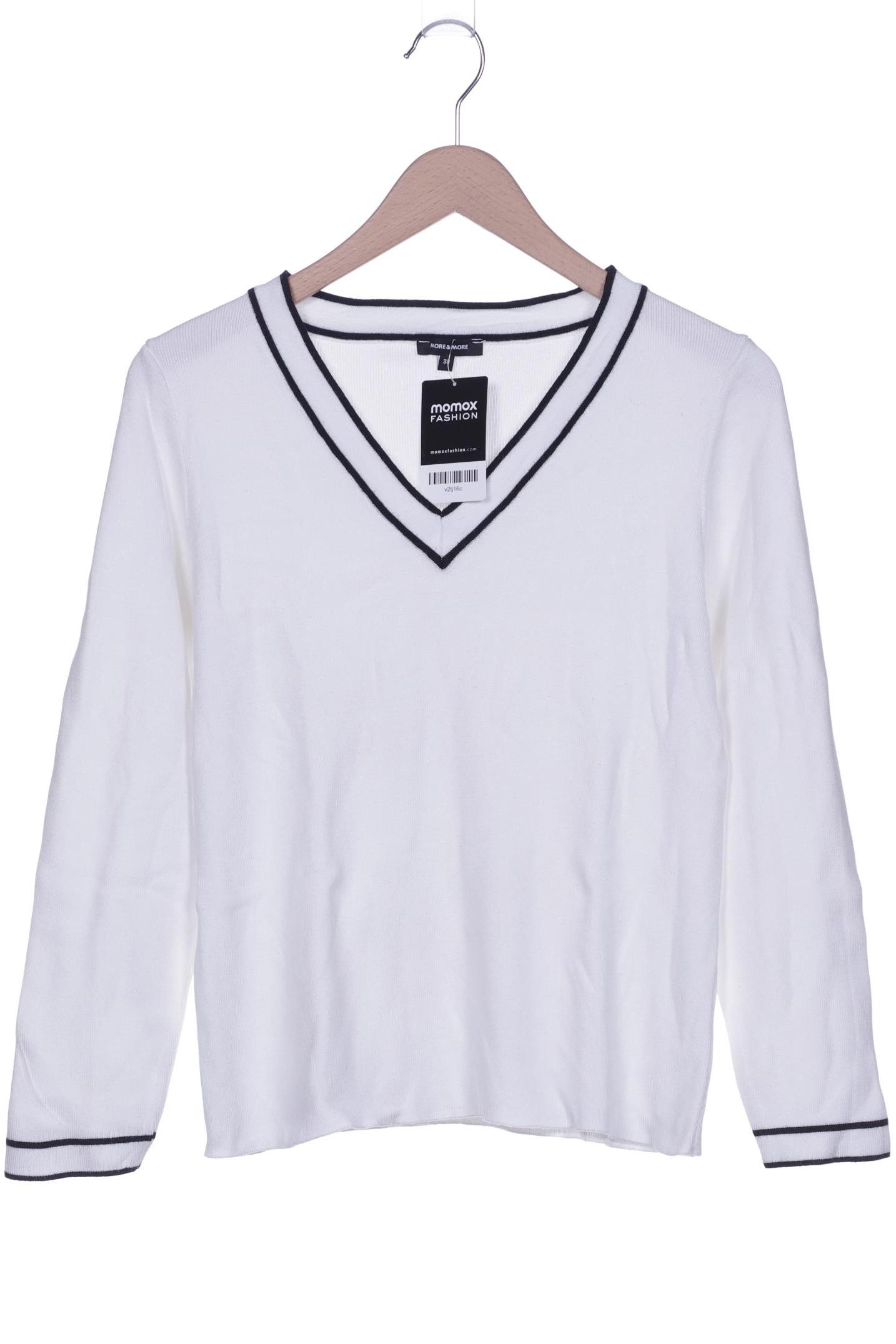 

More & More Damen Pullover, weiß, Gr. 38