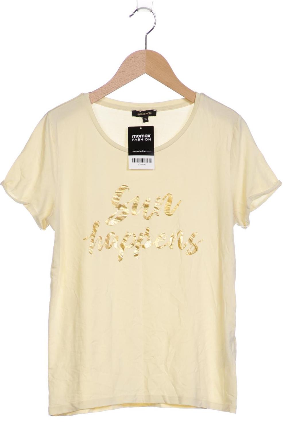 

More & More Damen T-Shirt, cremeweiß, Gr. 36