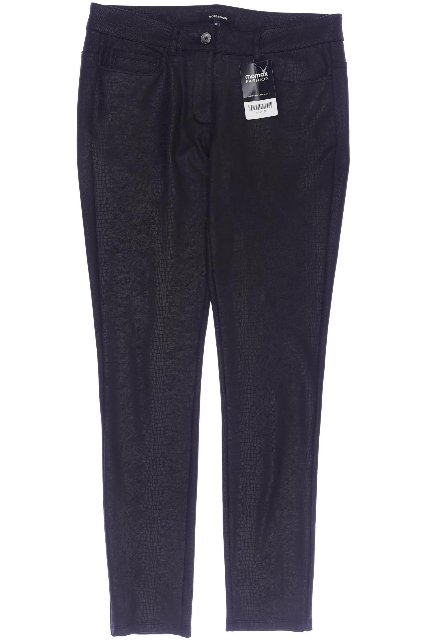 

More & More Damen Stoffhose, schwarz, Gr. 36
