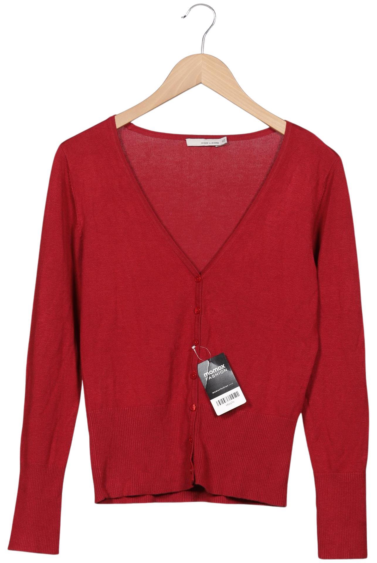 

More & More Damen Strickjacke, rot, Gr. 40
