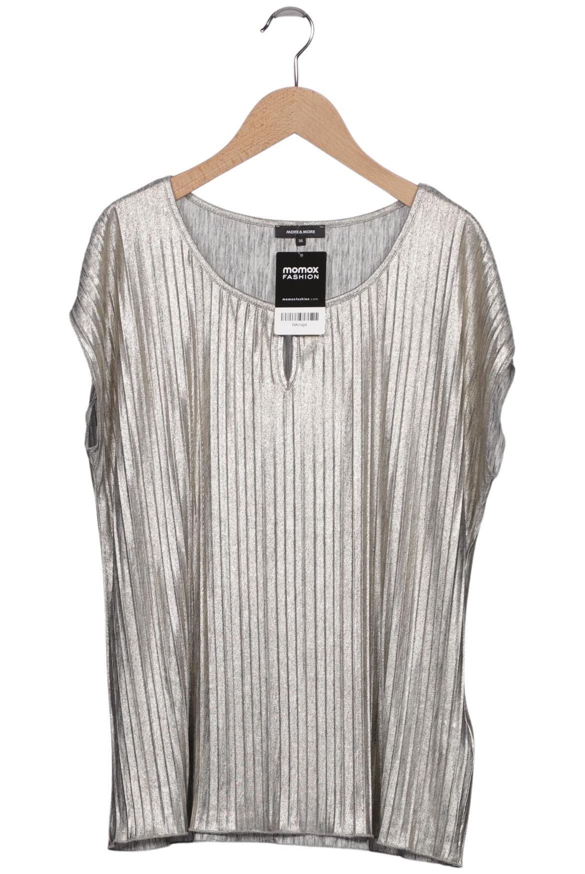 

More & More Damen T-Shirt, grau, Gr. 36