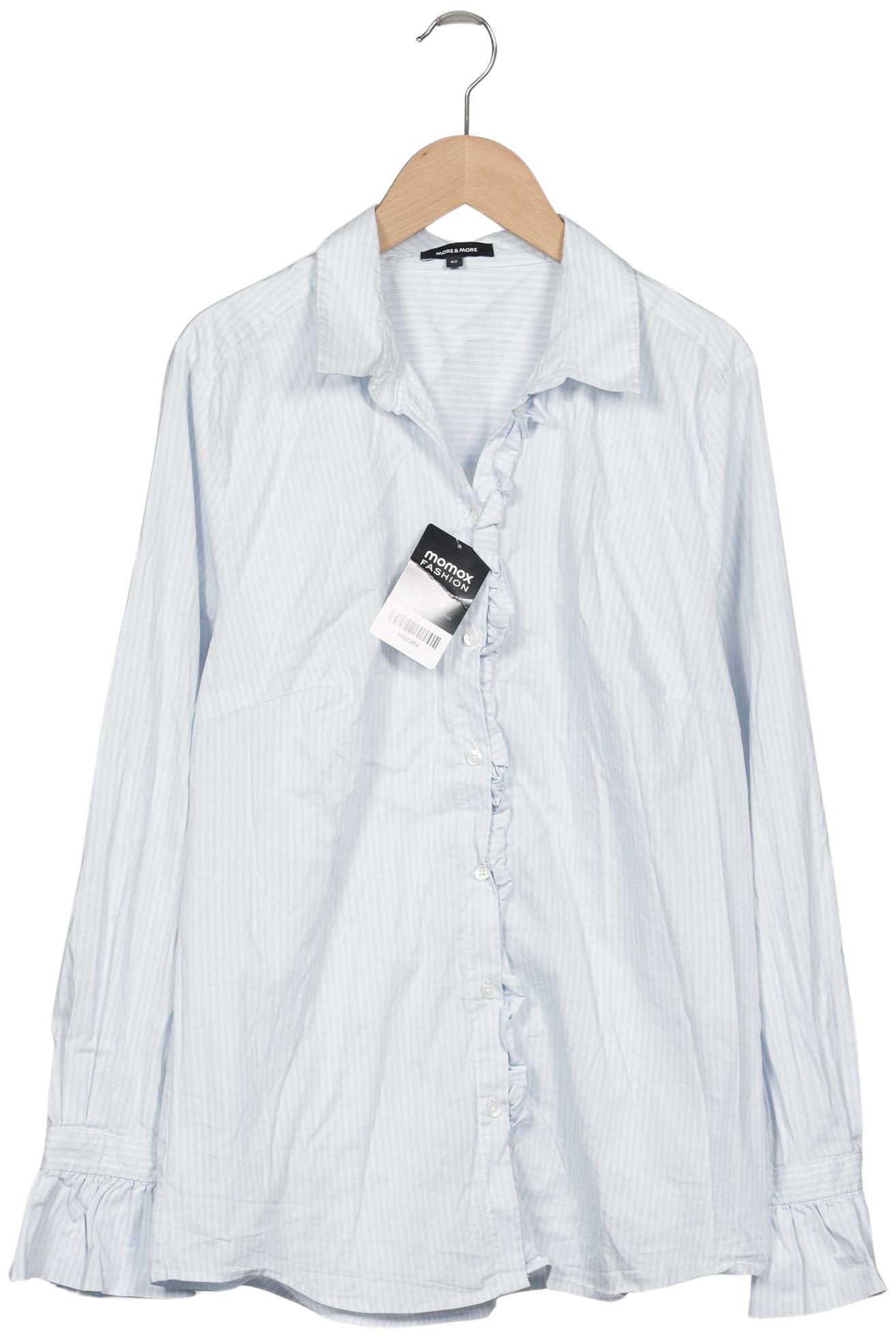 

More & More Damen Bluse, hellblau, Gr. 42