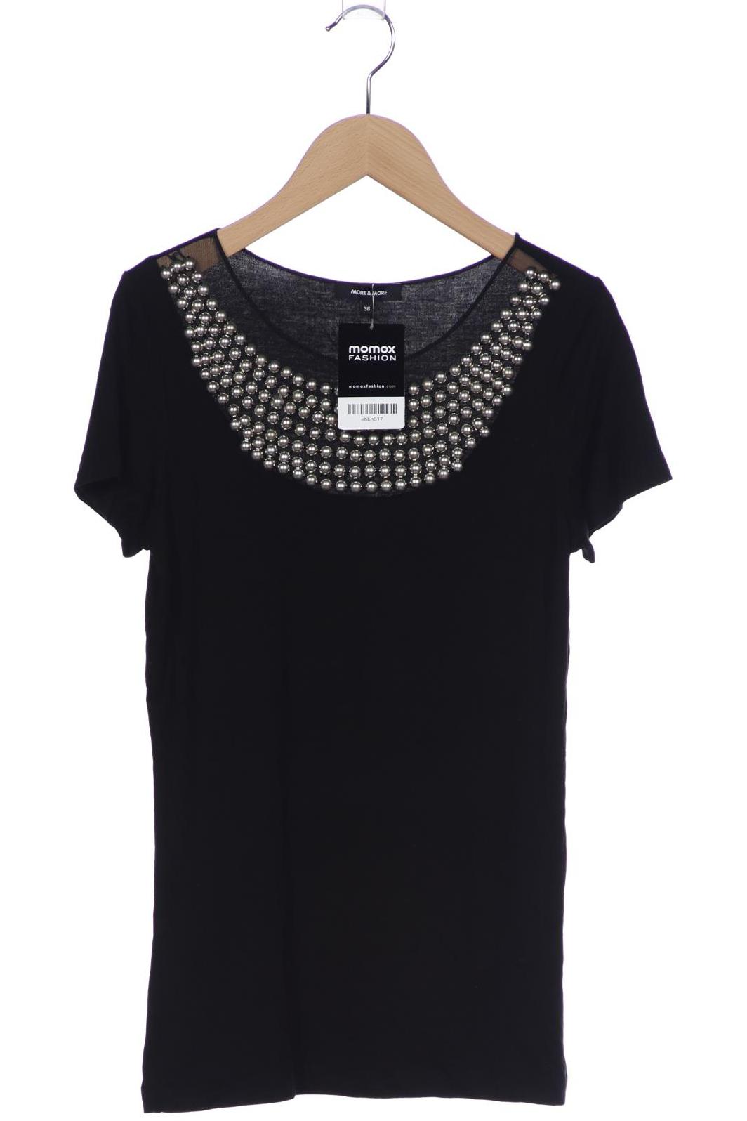 

More & More Damen T-Shirt, schwarz, Gr. 36