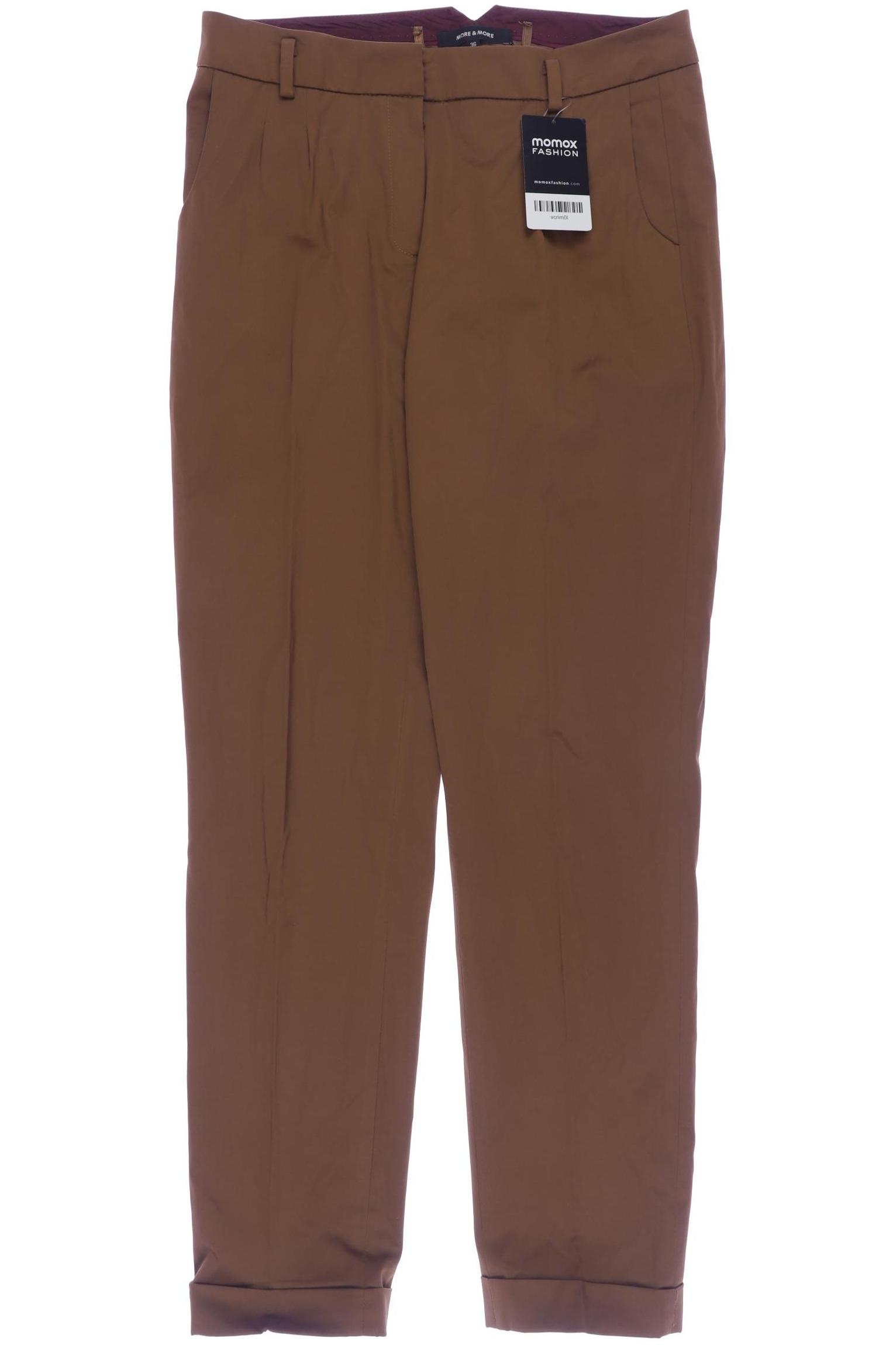 

More & More Damen Stoffhose, braun, Gr. 36