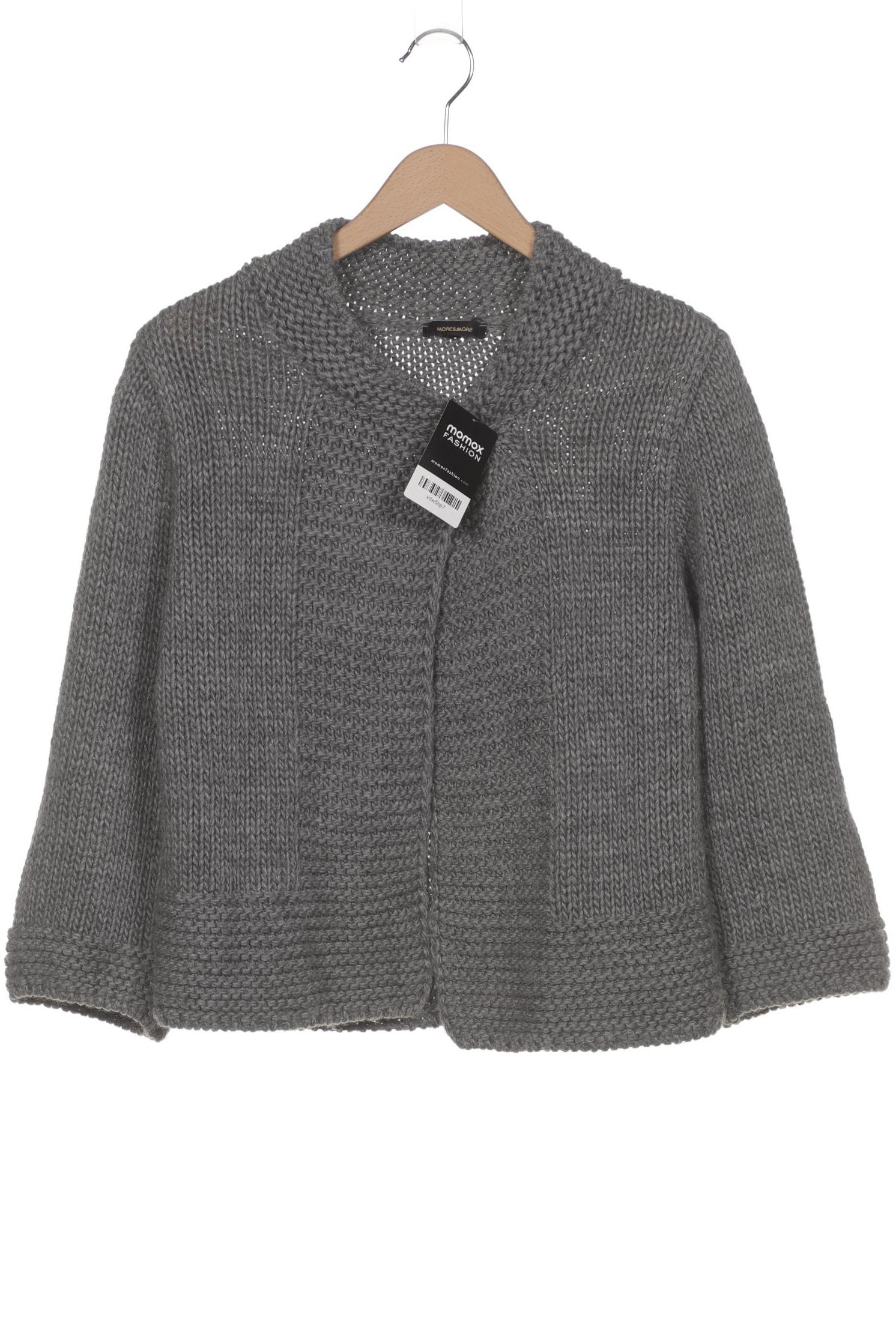 

More & More Damen Strickjacke, grau, Gr. 34