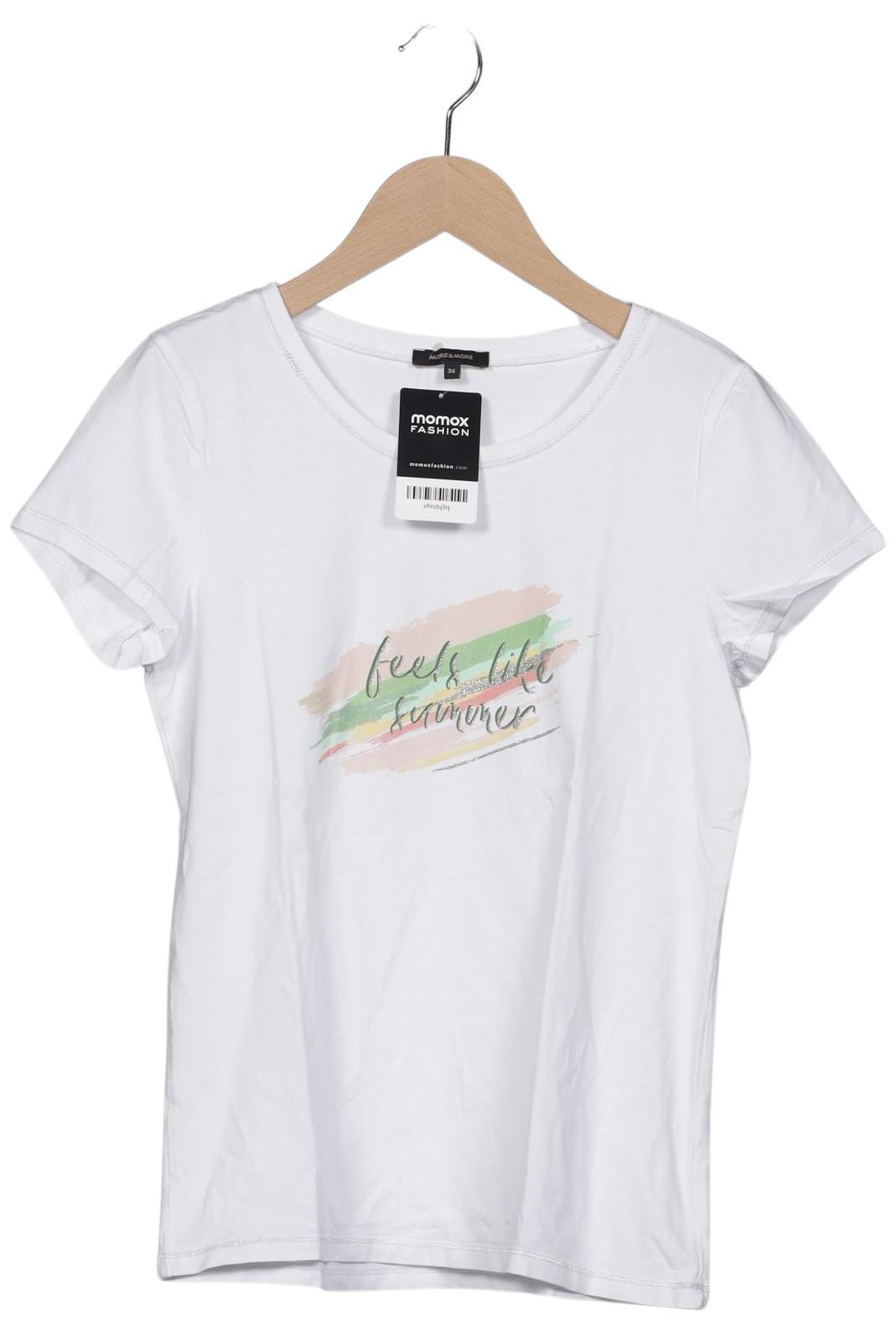 

More & More Damen T-Shirt, weiß, Gr. 34