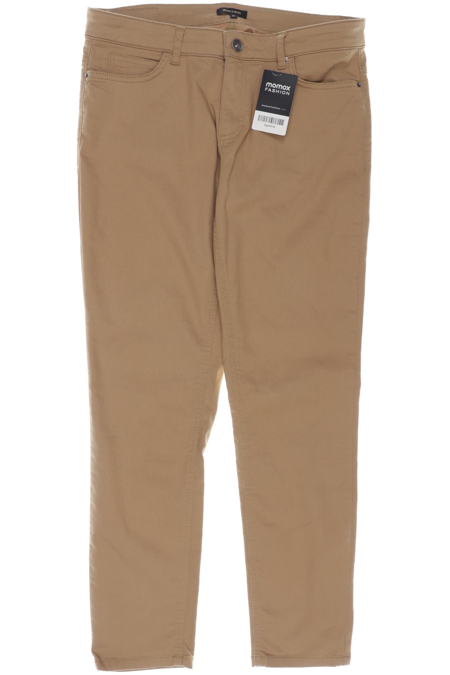 

More & More Damen Stoffhose, beige, Gr. 40
