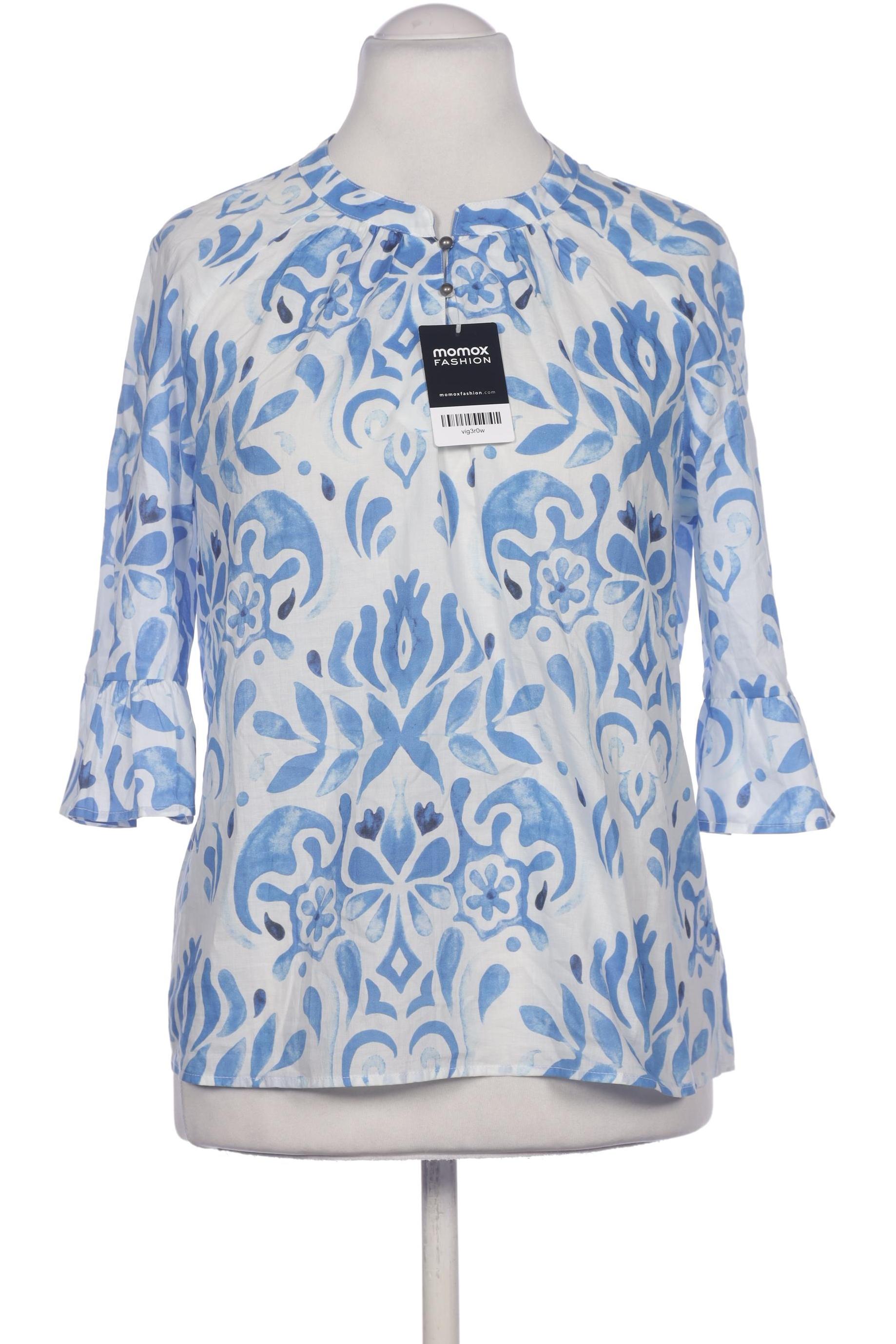 

More & More Damen Bluse, blau, Gr. 40