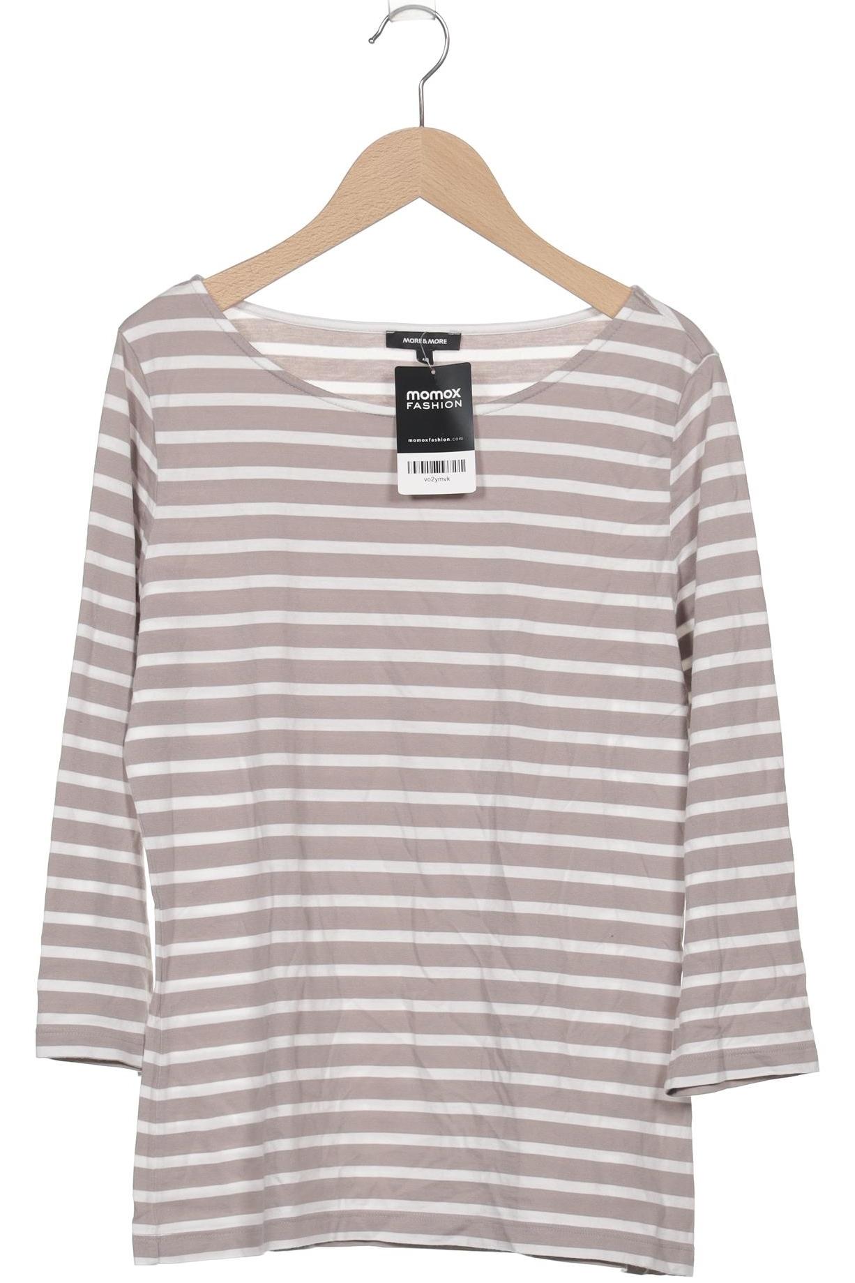 

More & More Damen Langarmshirt, weiß, Gr. 40