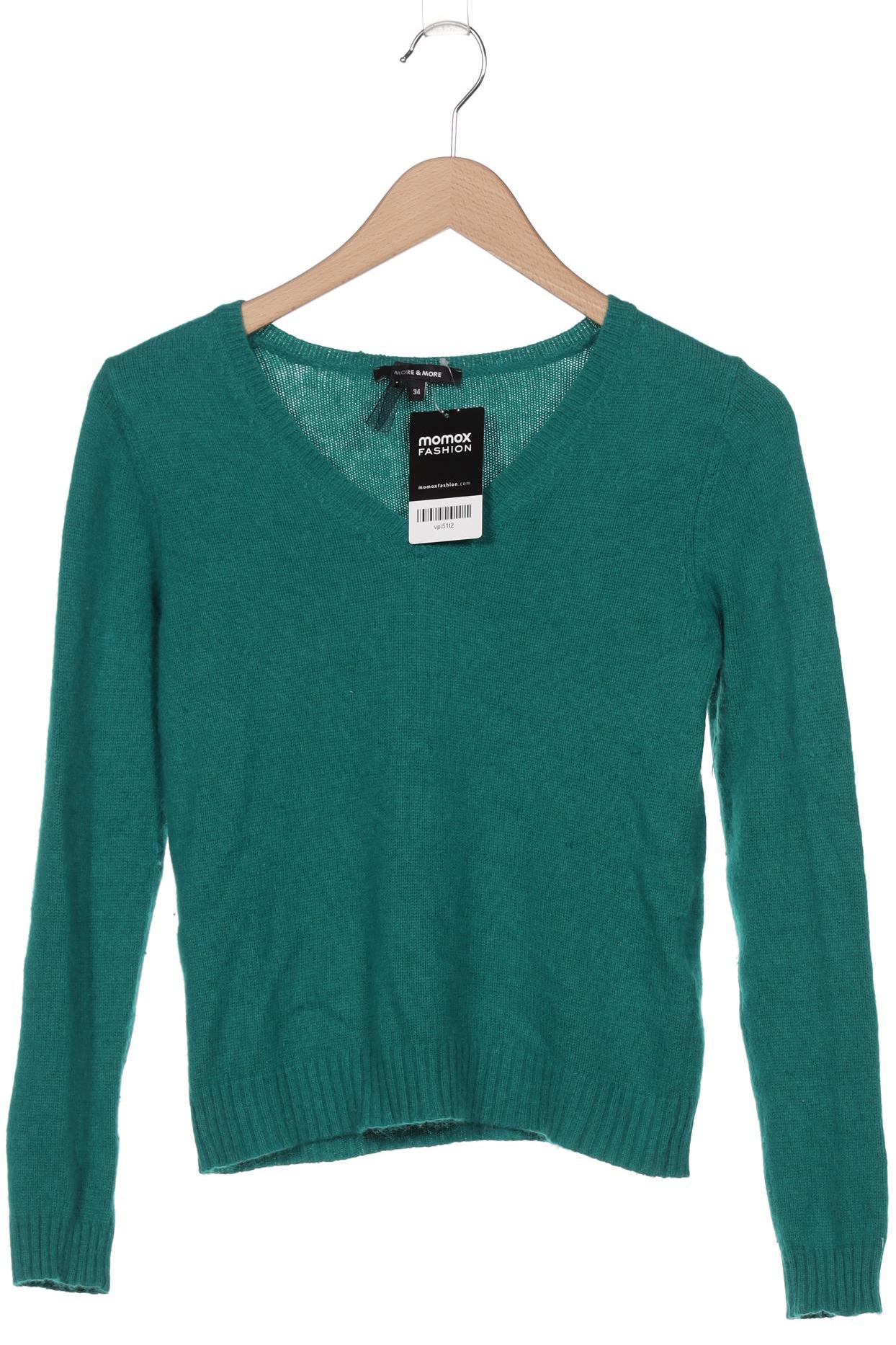 

More & More Damen Pullover, türkis, Gr. 34