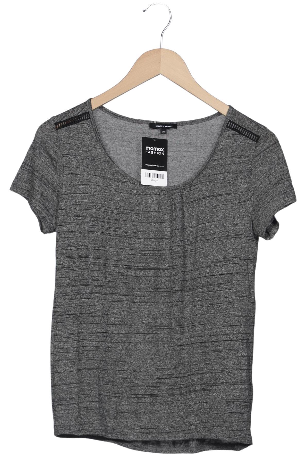 

More & More Damen T-Shirt, grau, Gr. 36