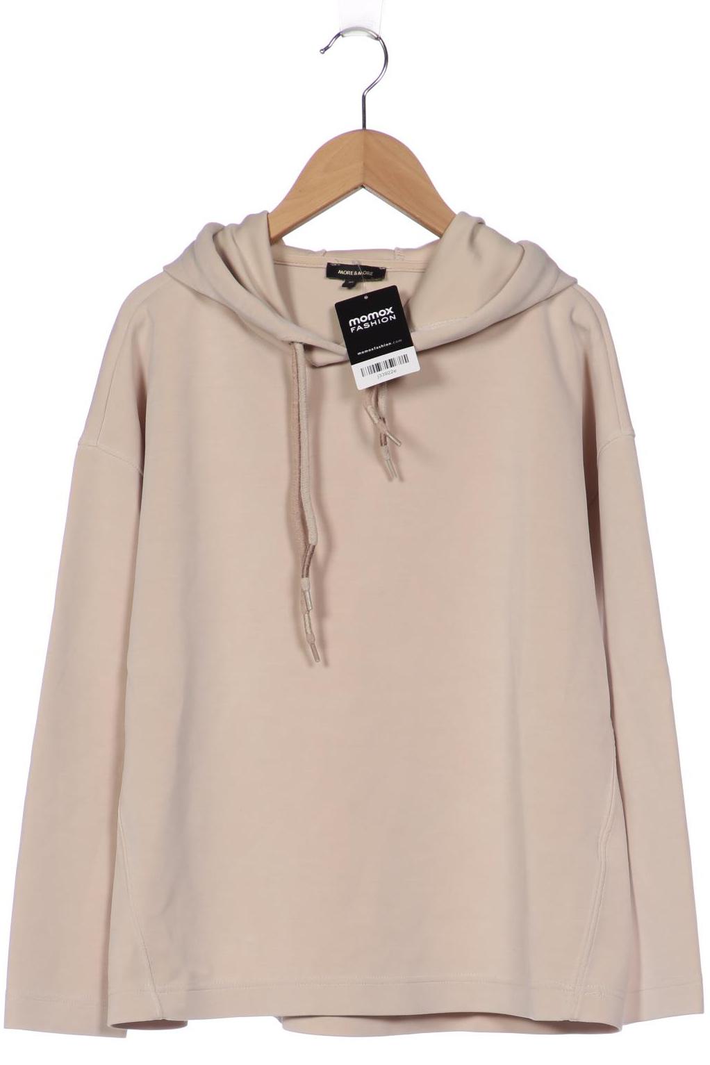 

More & More Damen Kapuzenpullover, beige, Gr. 36
