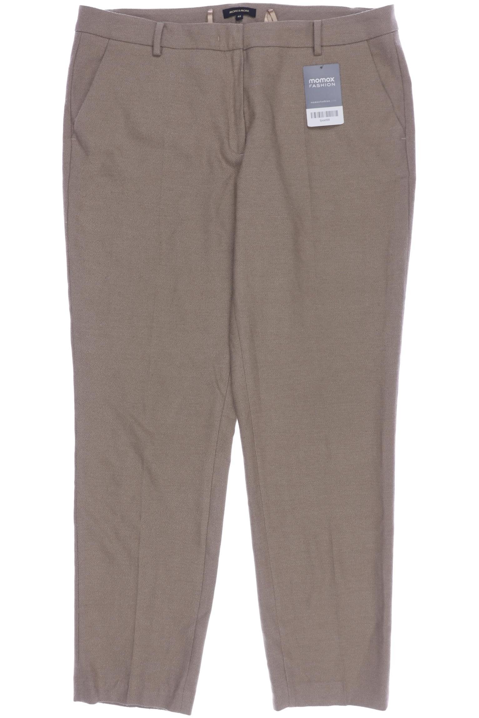 

More & More Damen Stoffhose, beige, Gr. 42