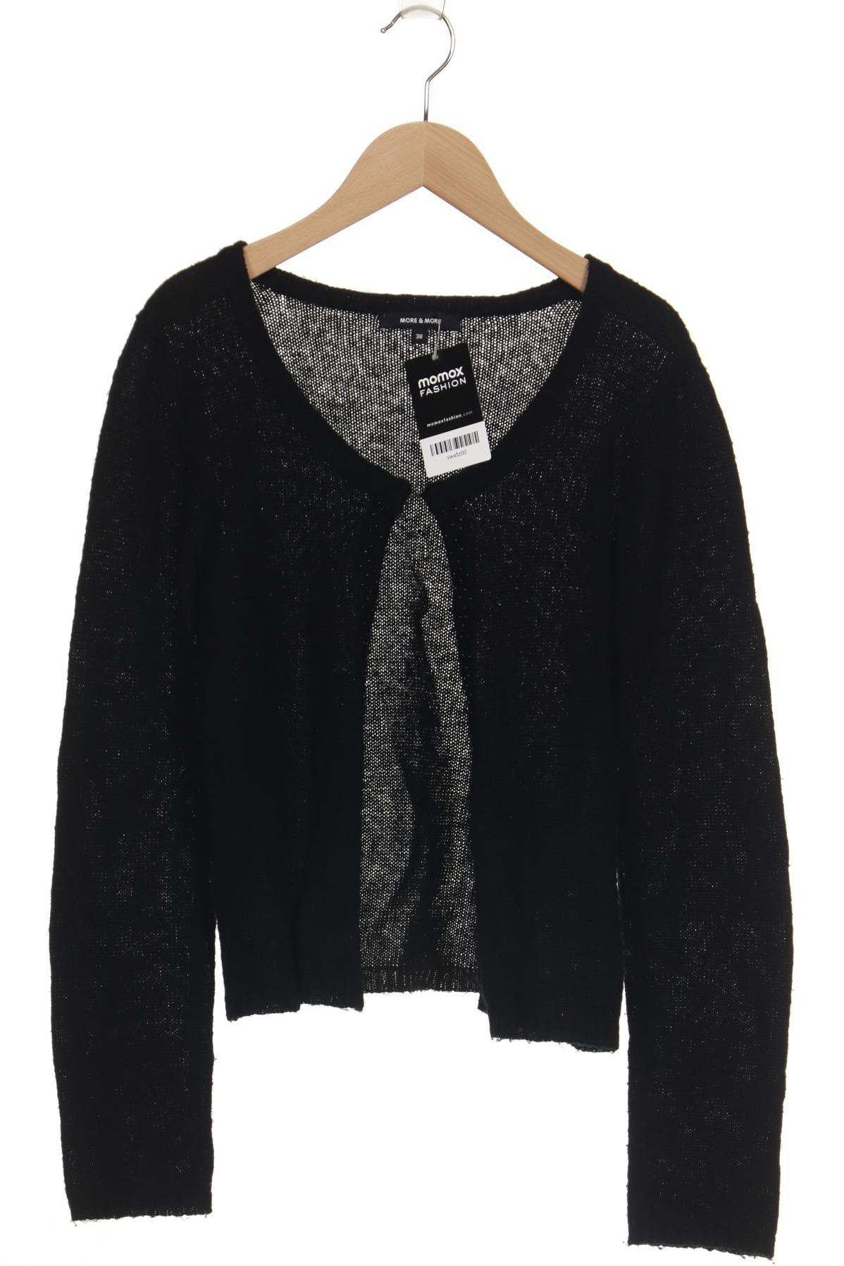 

More & More Damen Strickjacke, schwarz, Gr. 38