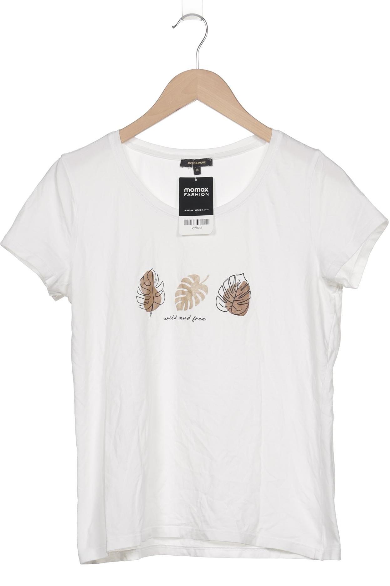 

More & More Damen T-Shirt, weiß, Gr. 40