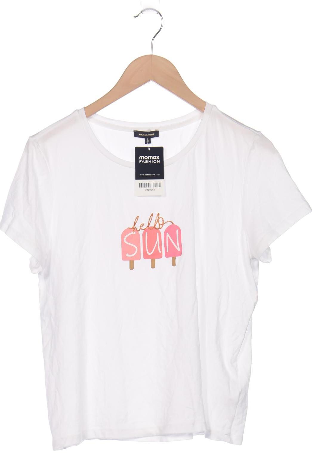 

More & More Damen T-Shirt, weiß, Gr. 42
