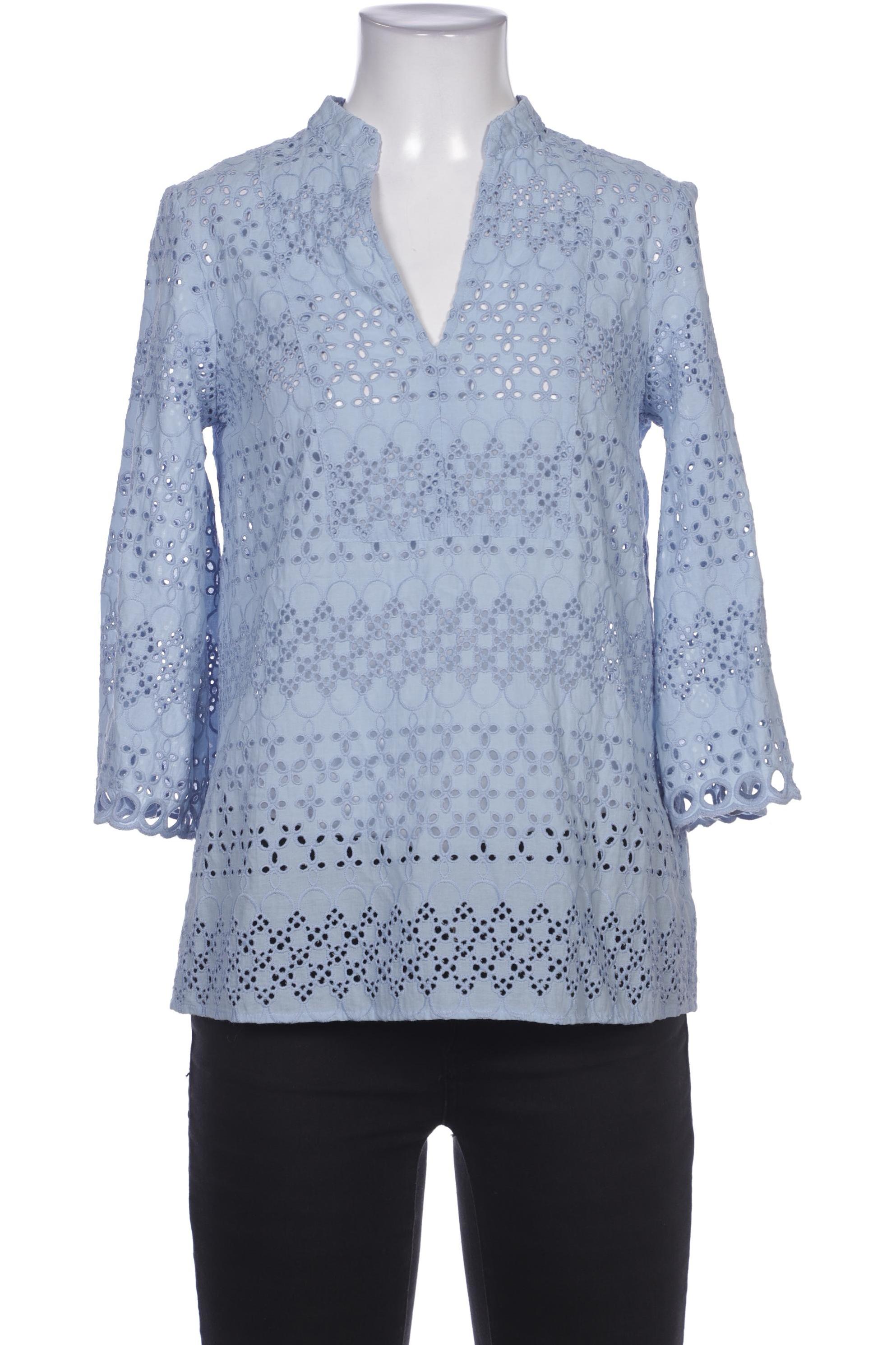 

More & More Damen Bluse, blau, Gr. 34