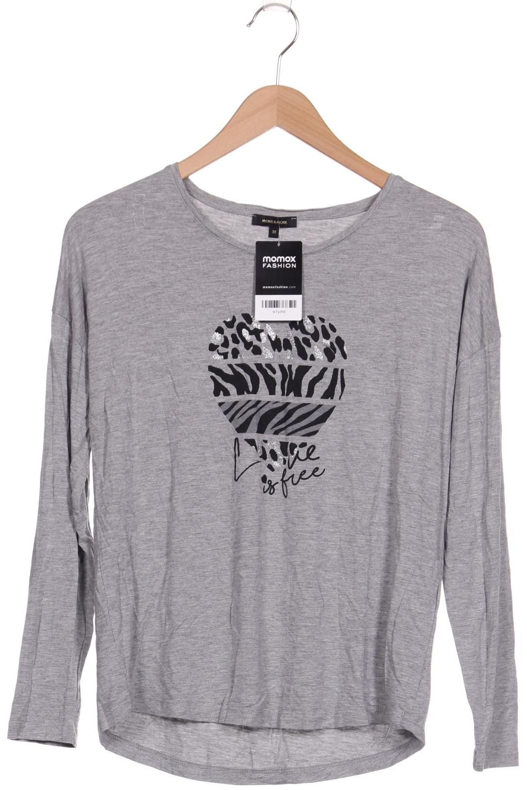 

More & More Damen Langarmshirt, grau