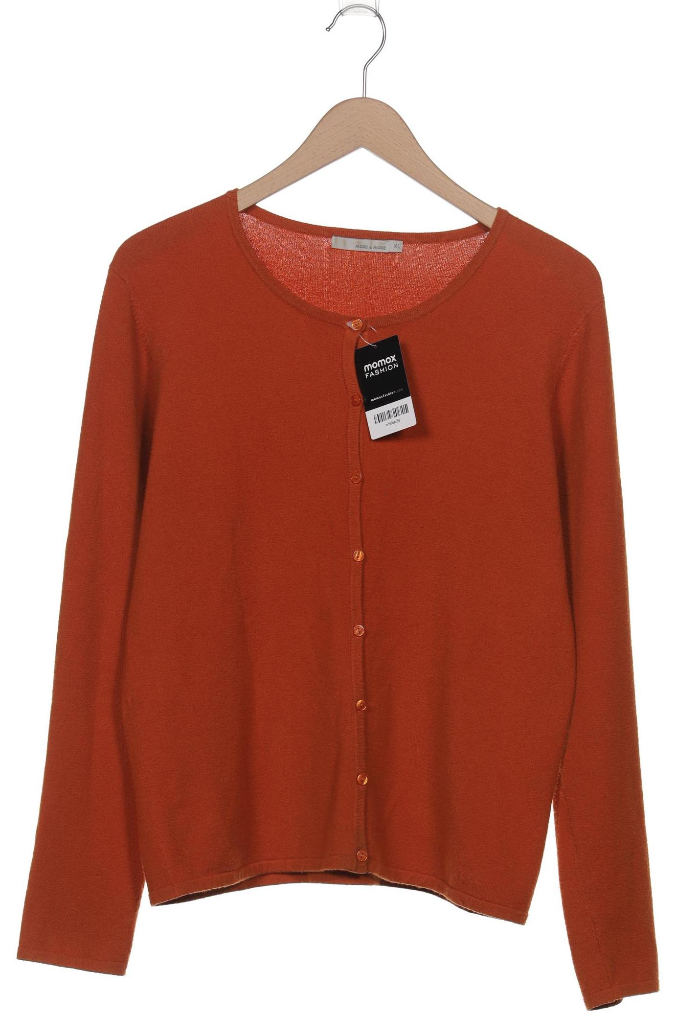 

More & More Damen Strickjacke, orange, Gr. 44