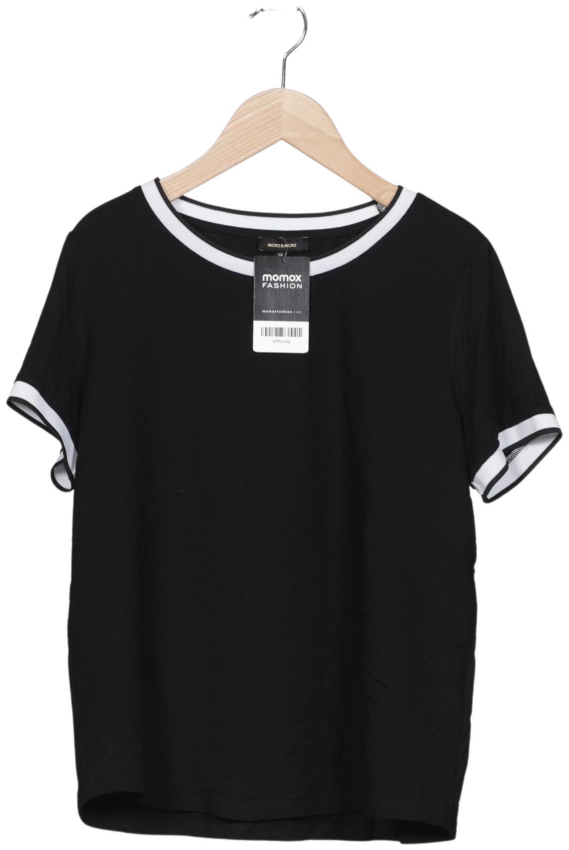 

More & More Damen T-Shirt, schwarz, Gr. 38