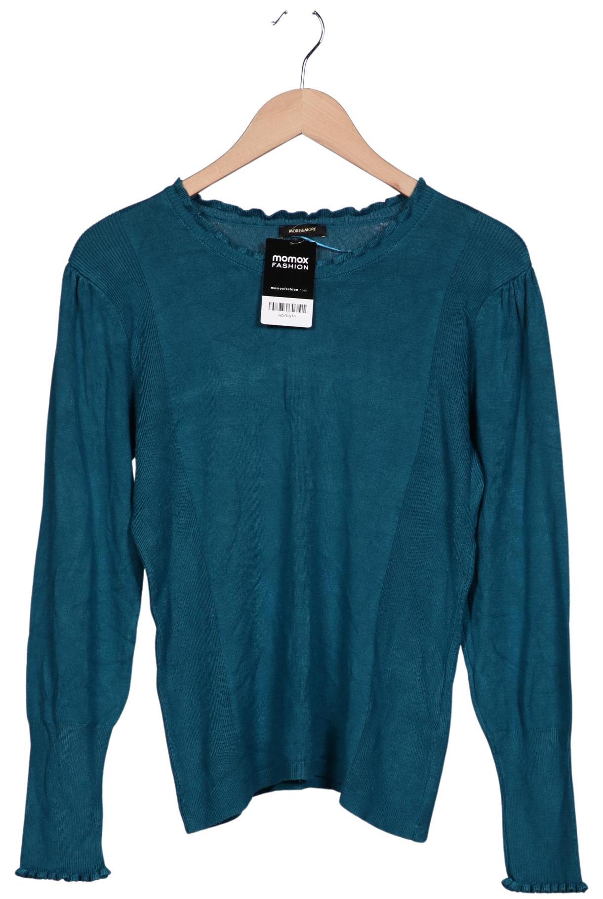 

More & More Damen Pullover, türkis, Gr. 38