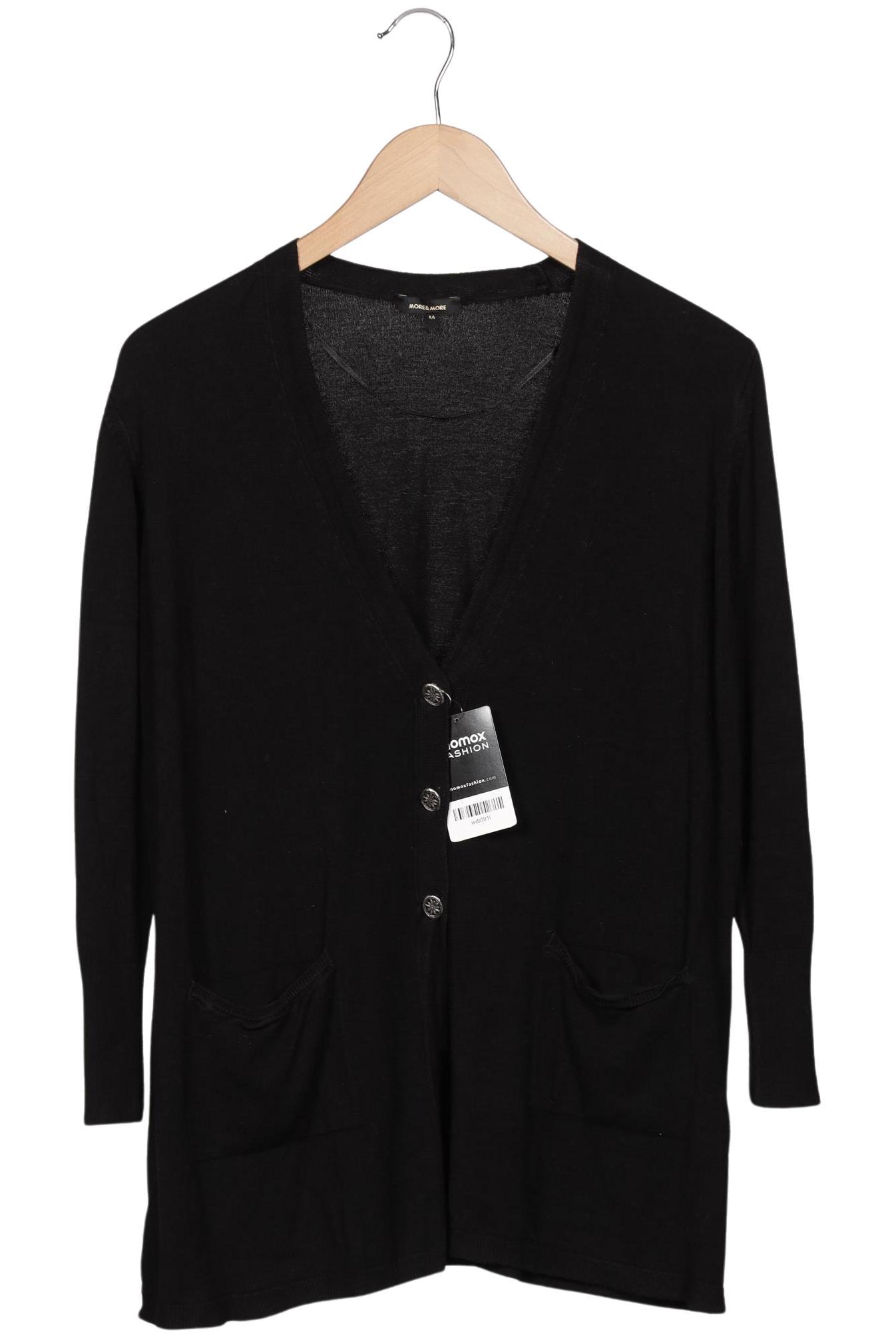 

More & More Damen Strickjacke, schwarz, Gr. 44