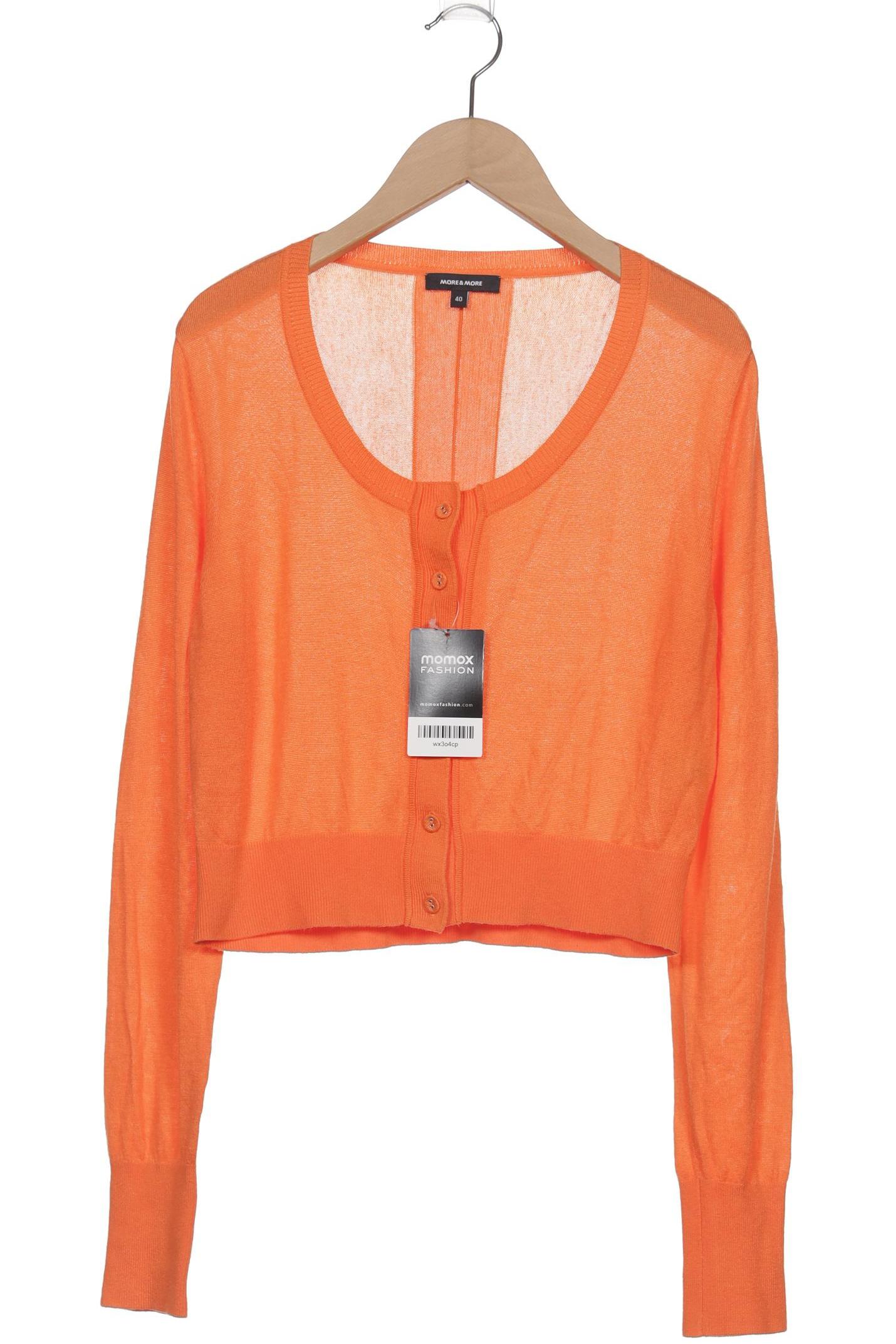 

More & More Damen Strickjacke, orange, Gr. 40