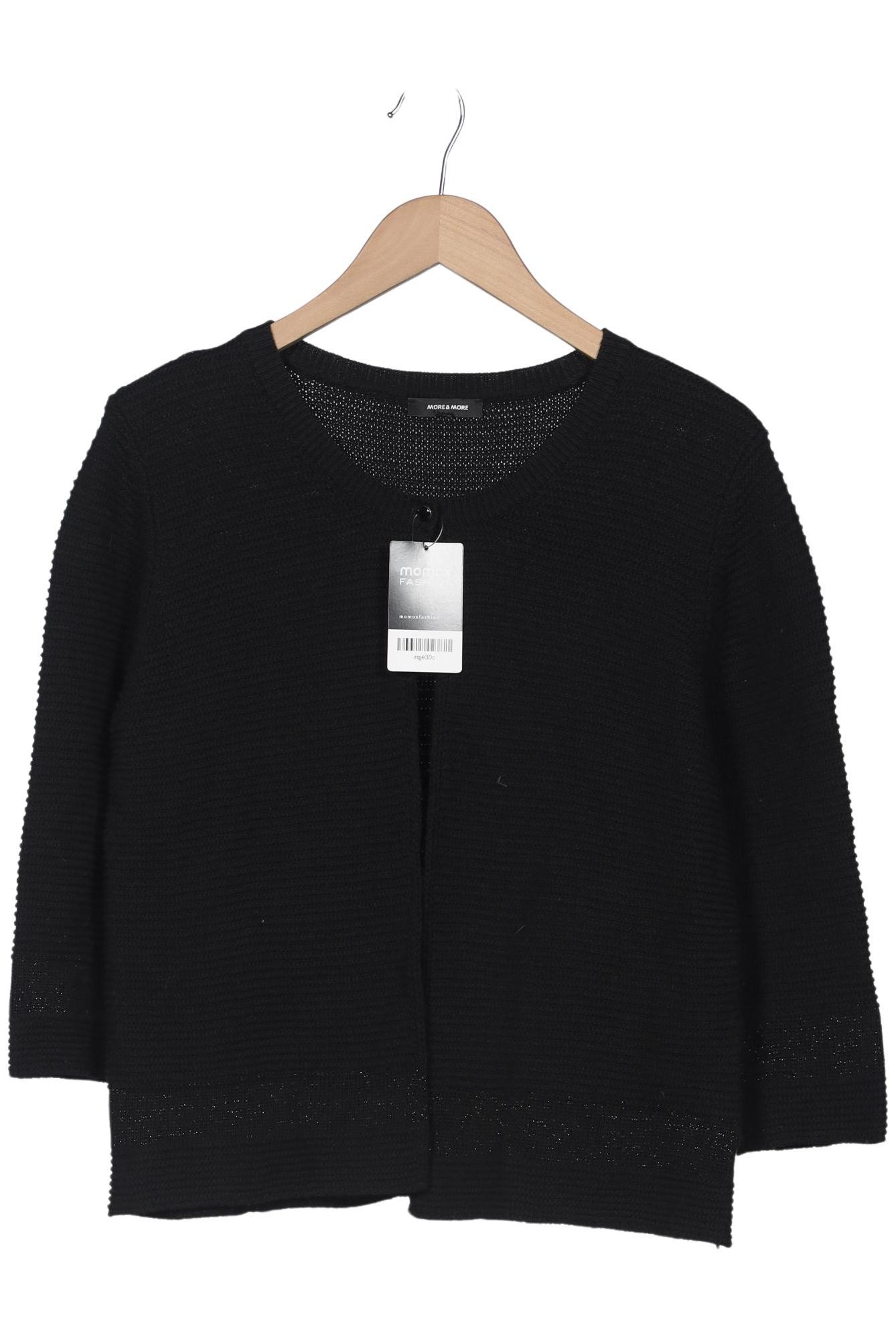 

More & More Damen Strickjacke, schwarz, Gr. 40